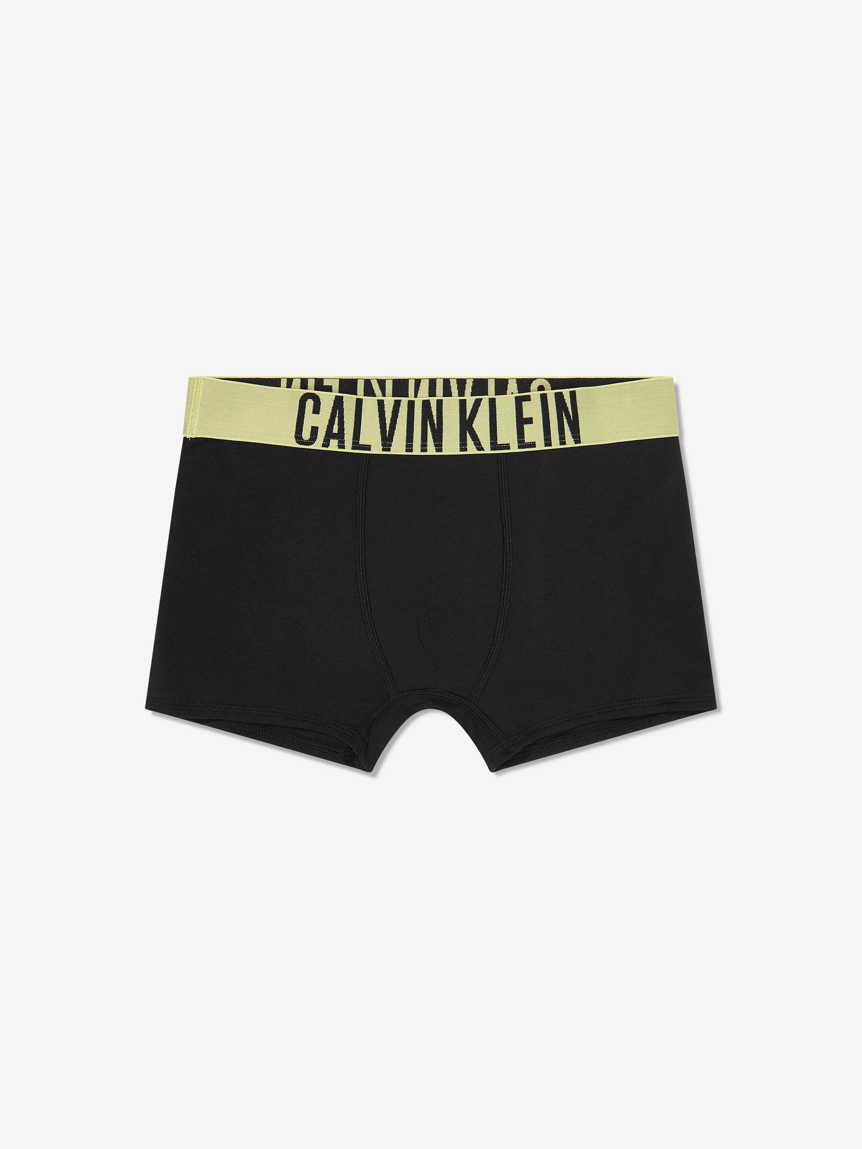 Calvin Klein Boys 2 Pack Boxer Shorts Set in Black