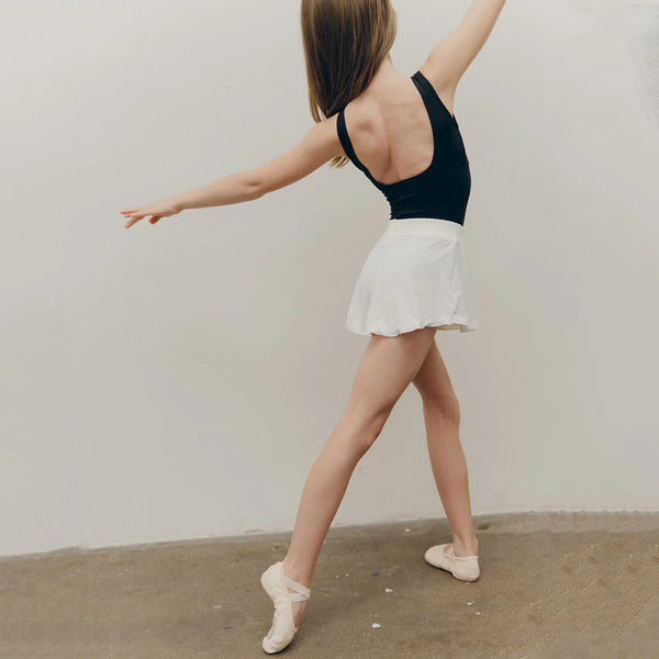 Girls White Ballet Skirt