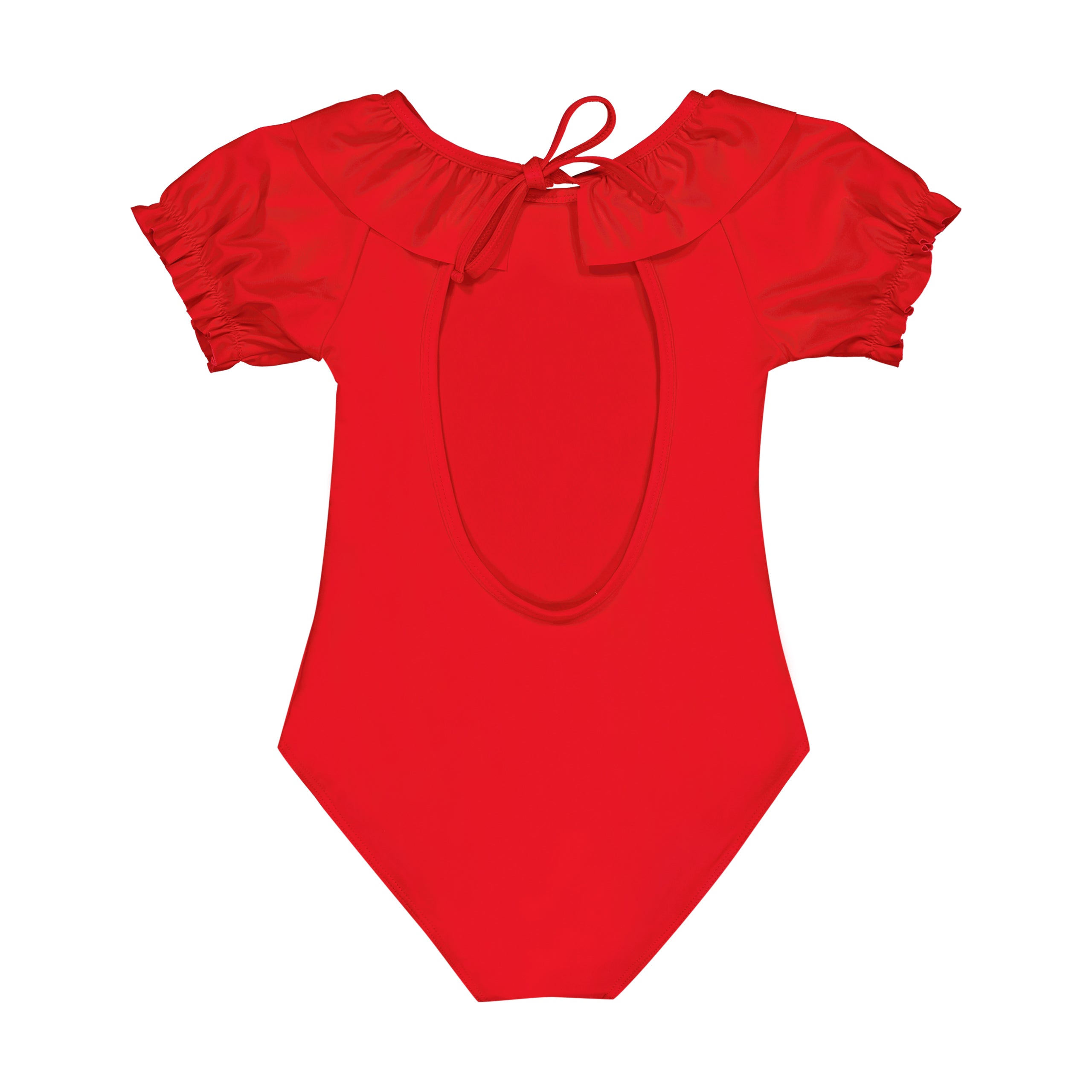 Girls Red Swimsuit