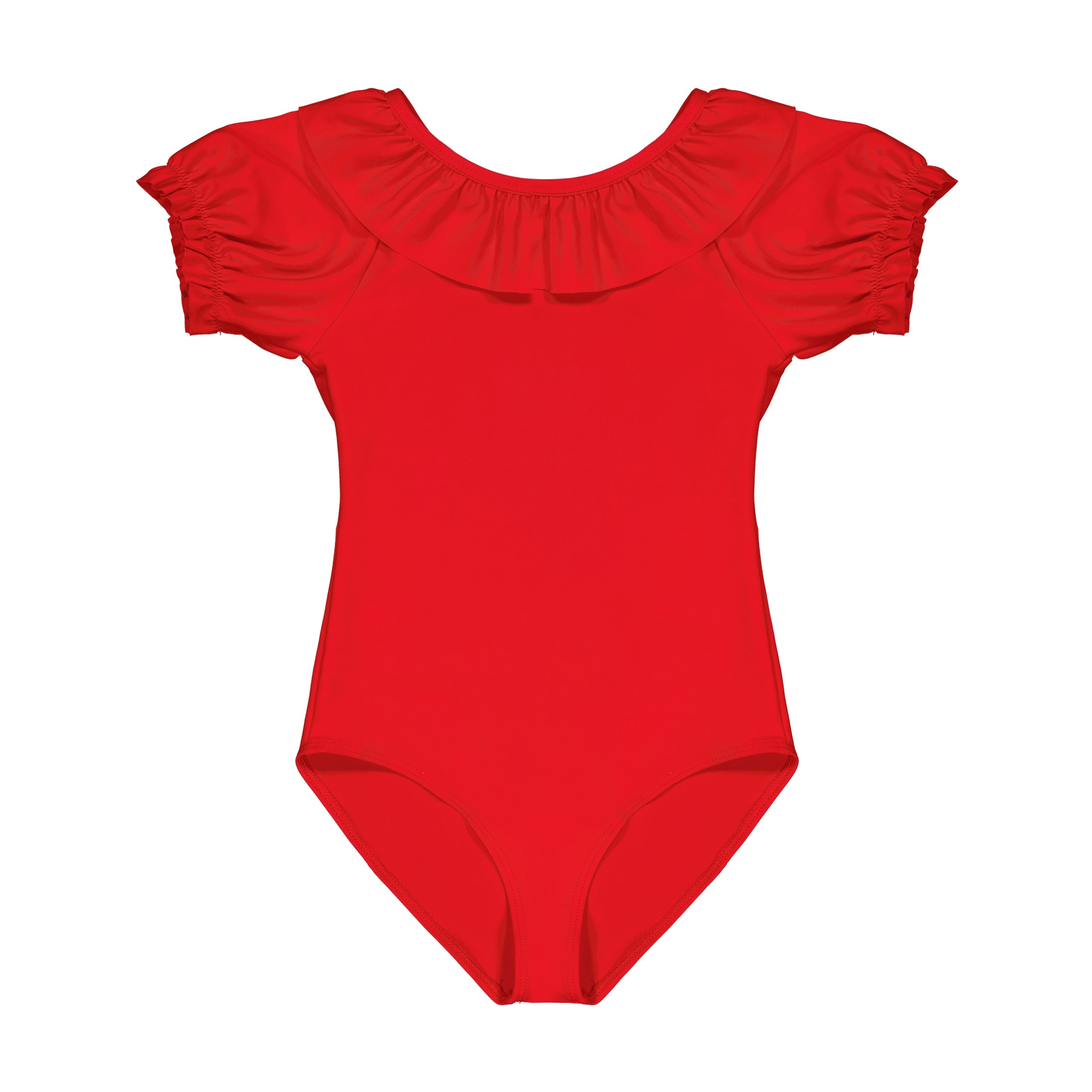 Girls Red Swimsuit