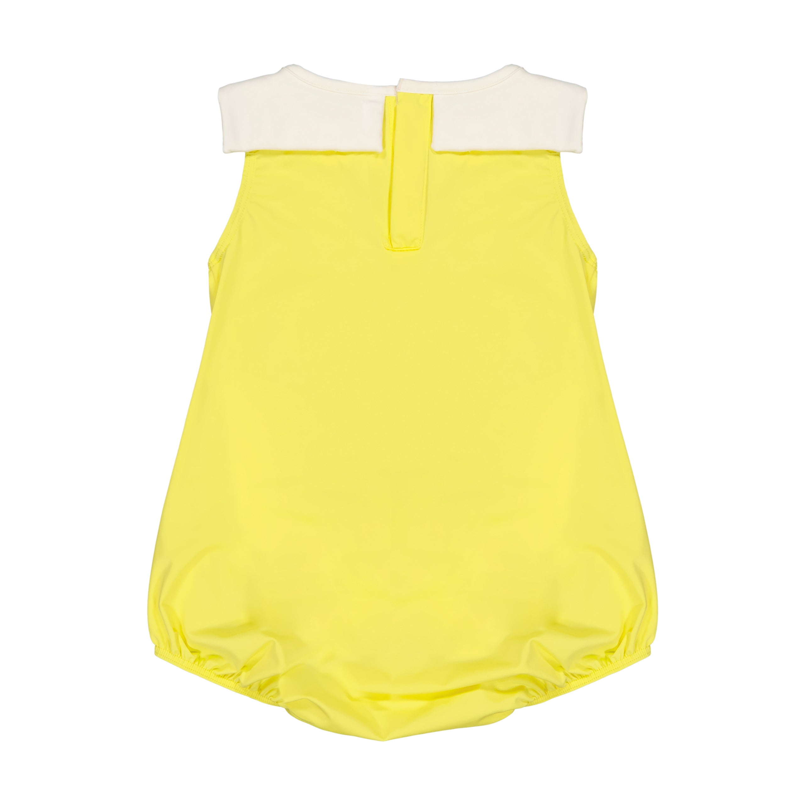 Baby Girls Yellow UV Protective Swim Babysuit(UPF50+)