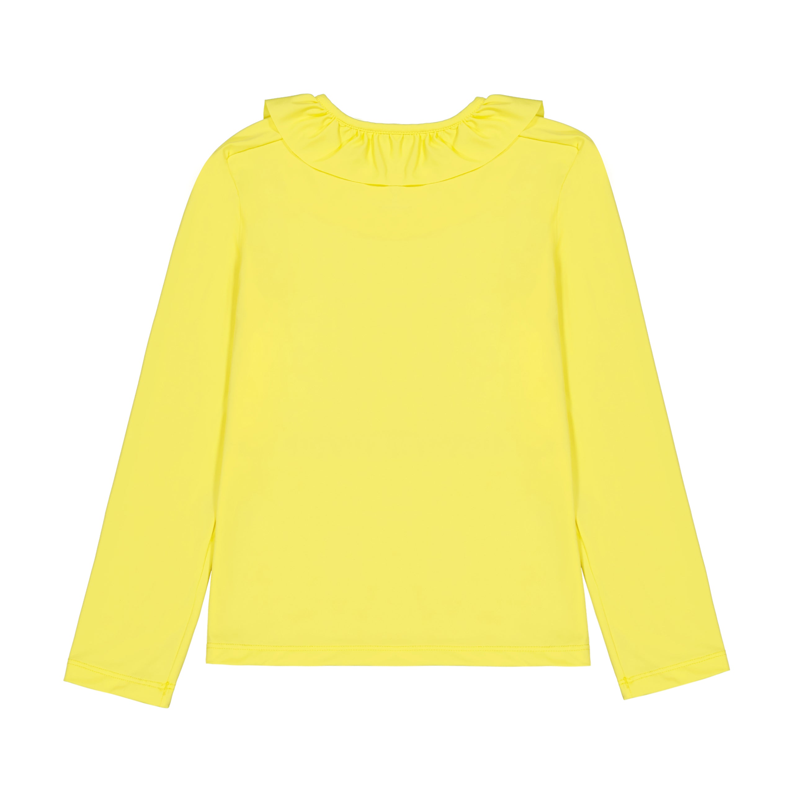 Girls Yellow UV Protective Swim T-Shirt(UPF50+)