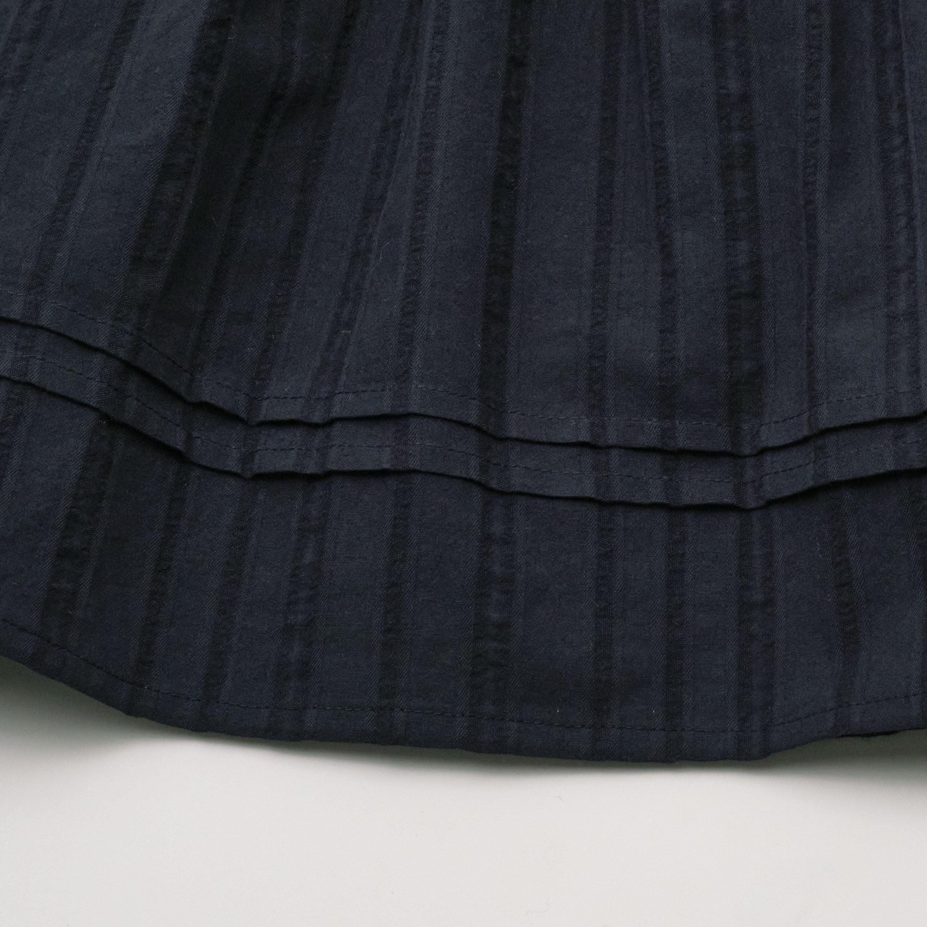 Girls Navy Cotton Dress