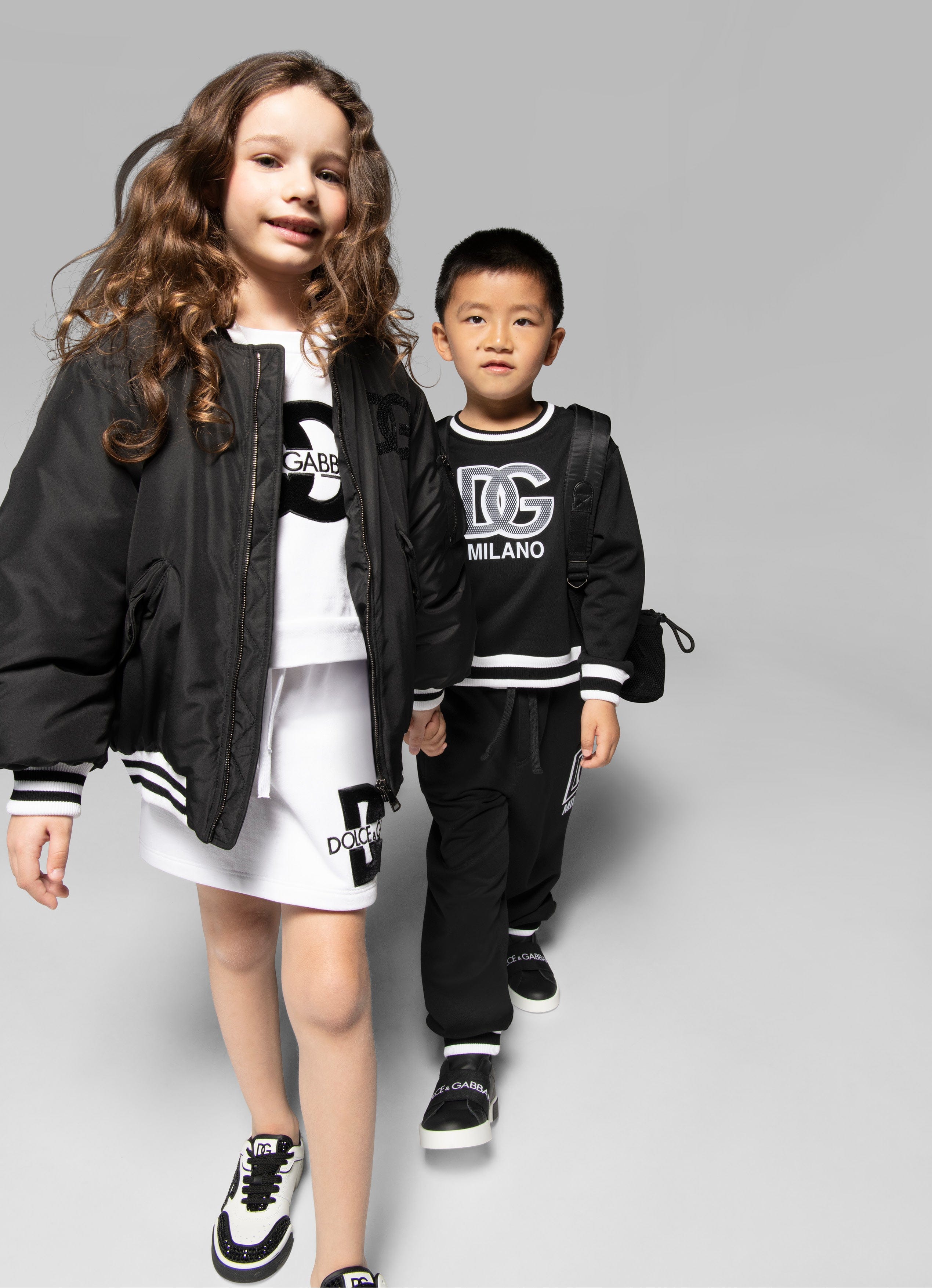 Dolce & Gabbana Boys Milano Logo Sweatshirt in Black