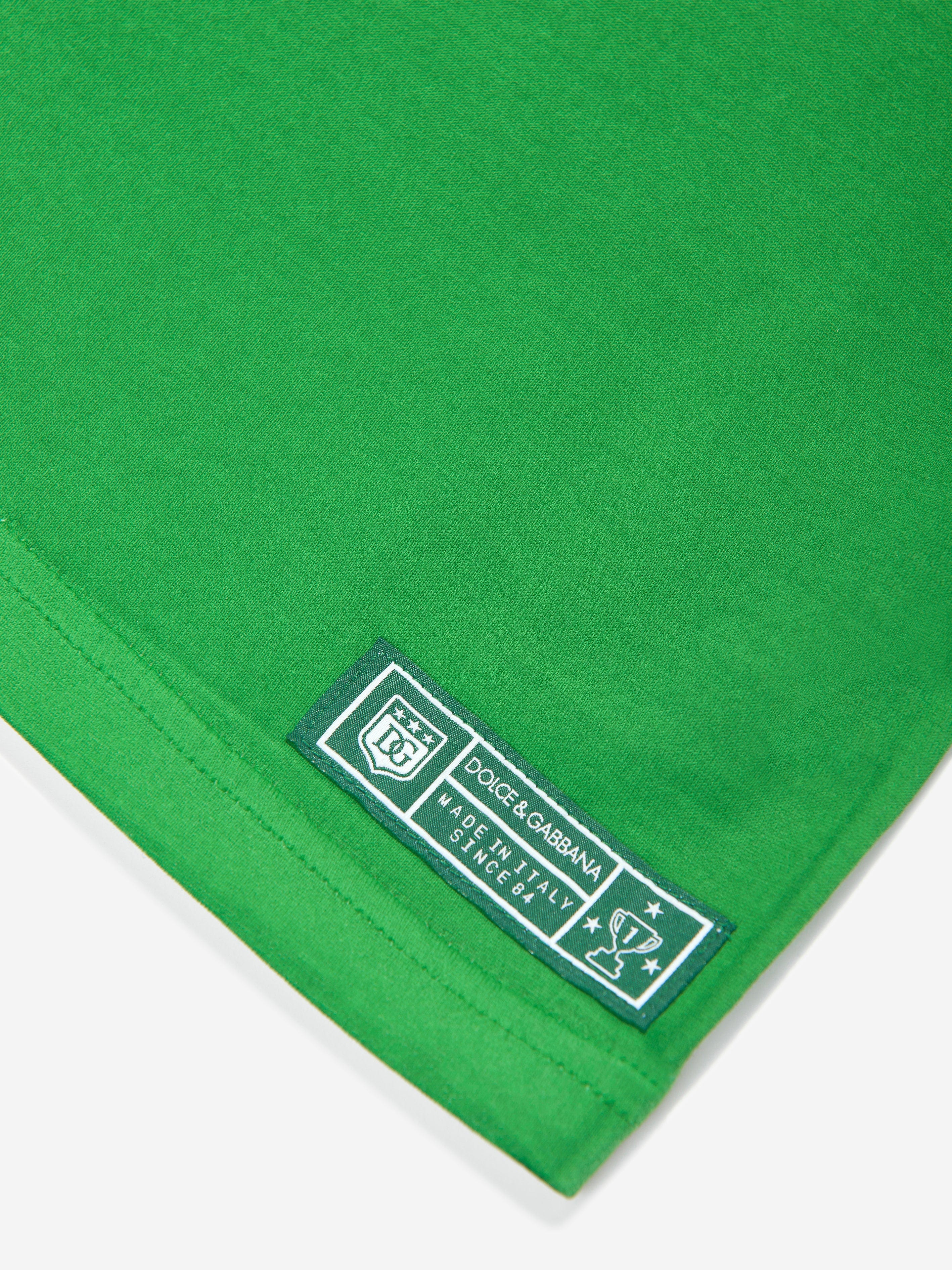 Dolce & Gabbana Boys Logo T-Shirt in Green