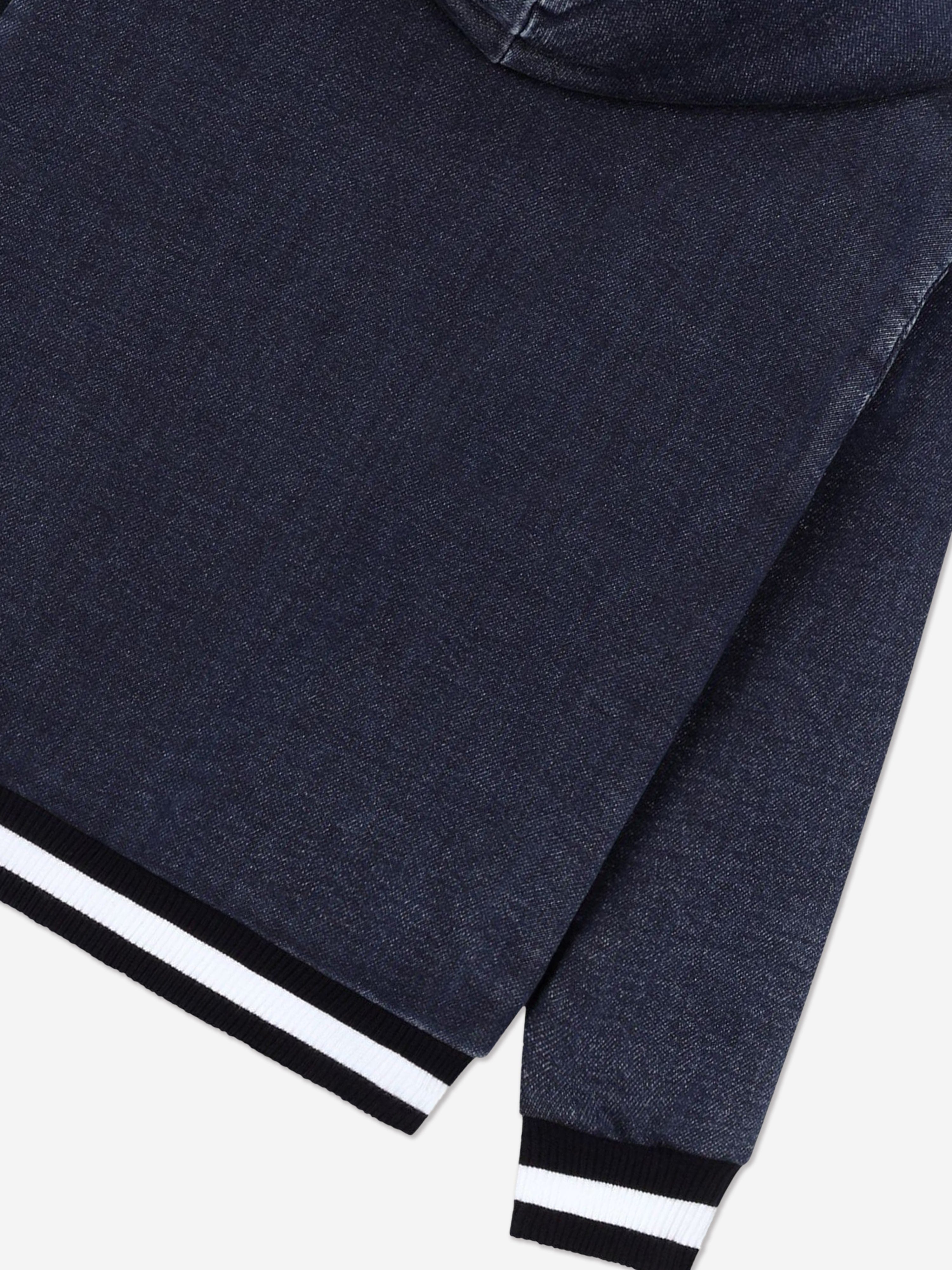 Dolce & Gabbana Boys Too Cool For SchoolMilano Logo Zip Up Top in Blue