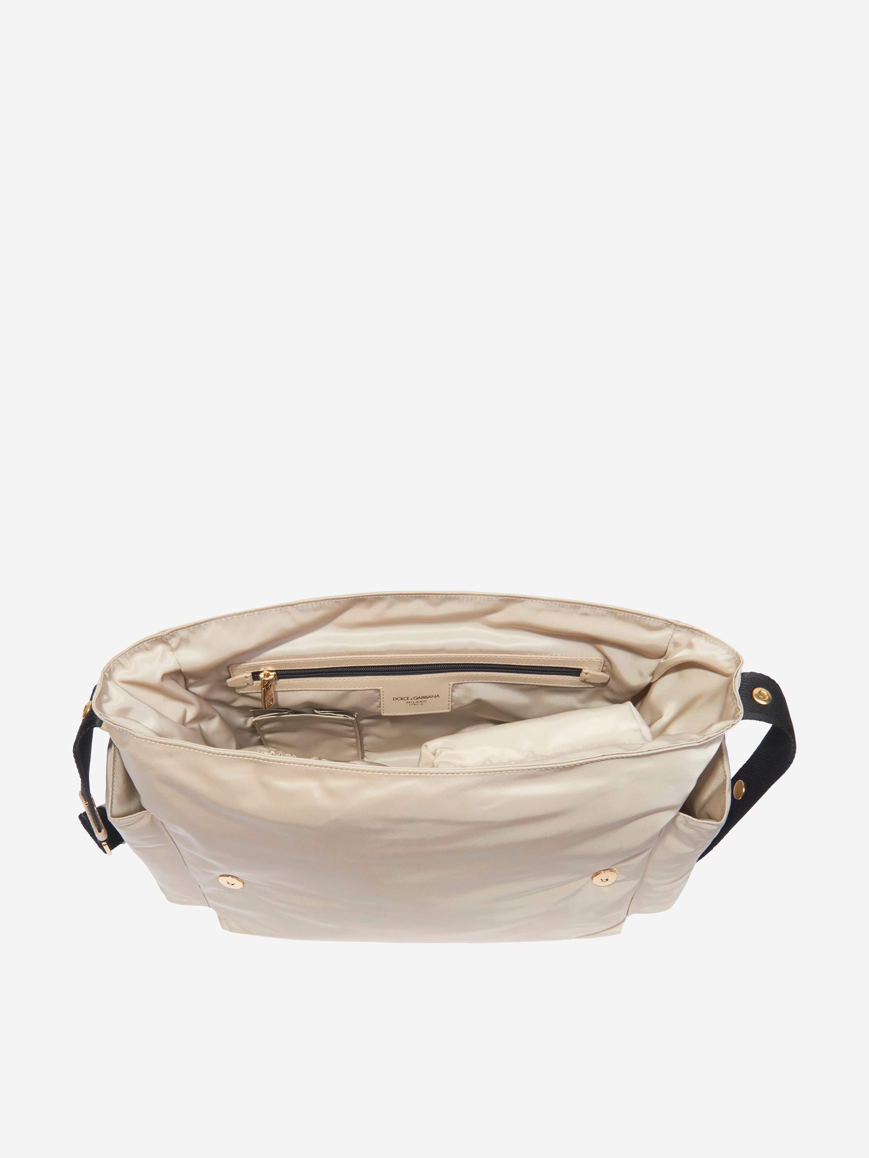 Dolce & Gabbana Baby Logo Changing Bag in Beige (42.5cm)