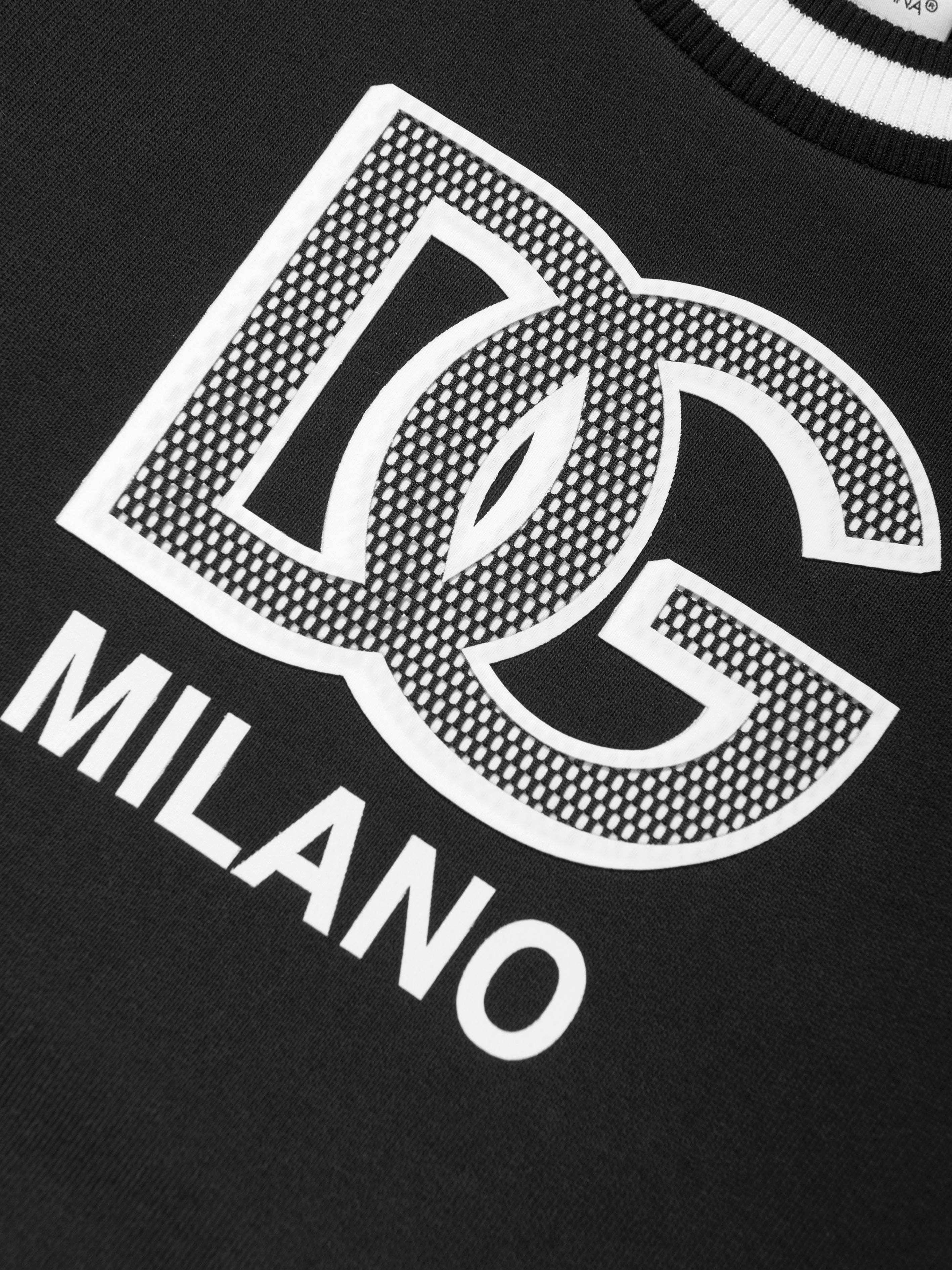 Dolce & Gabbana Boys Milano Logo Sweatshirt in Black