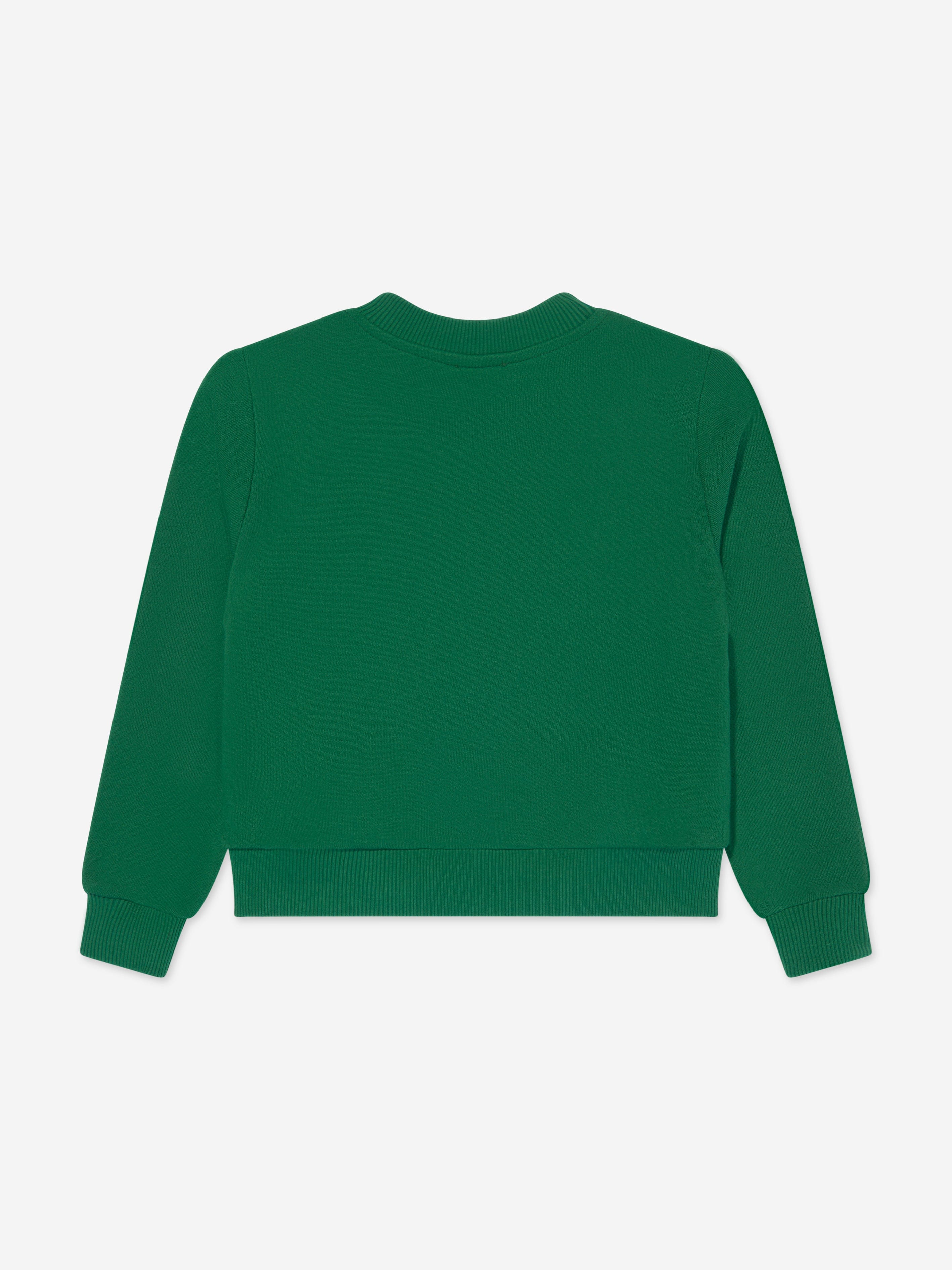 Dolce & Gabbana Boys Logo Sweatshirt in Green