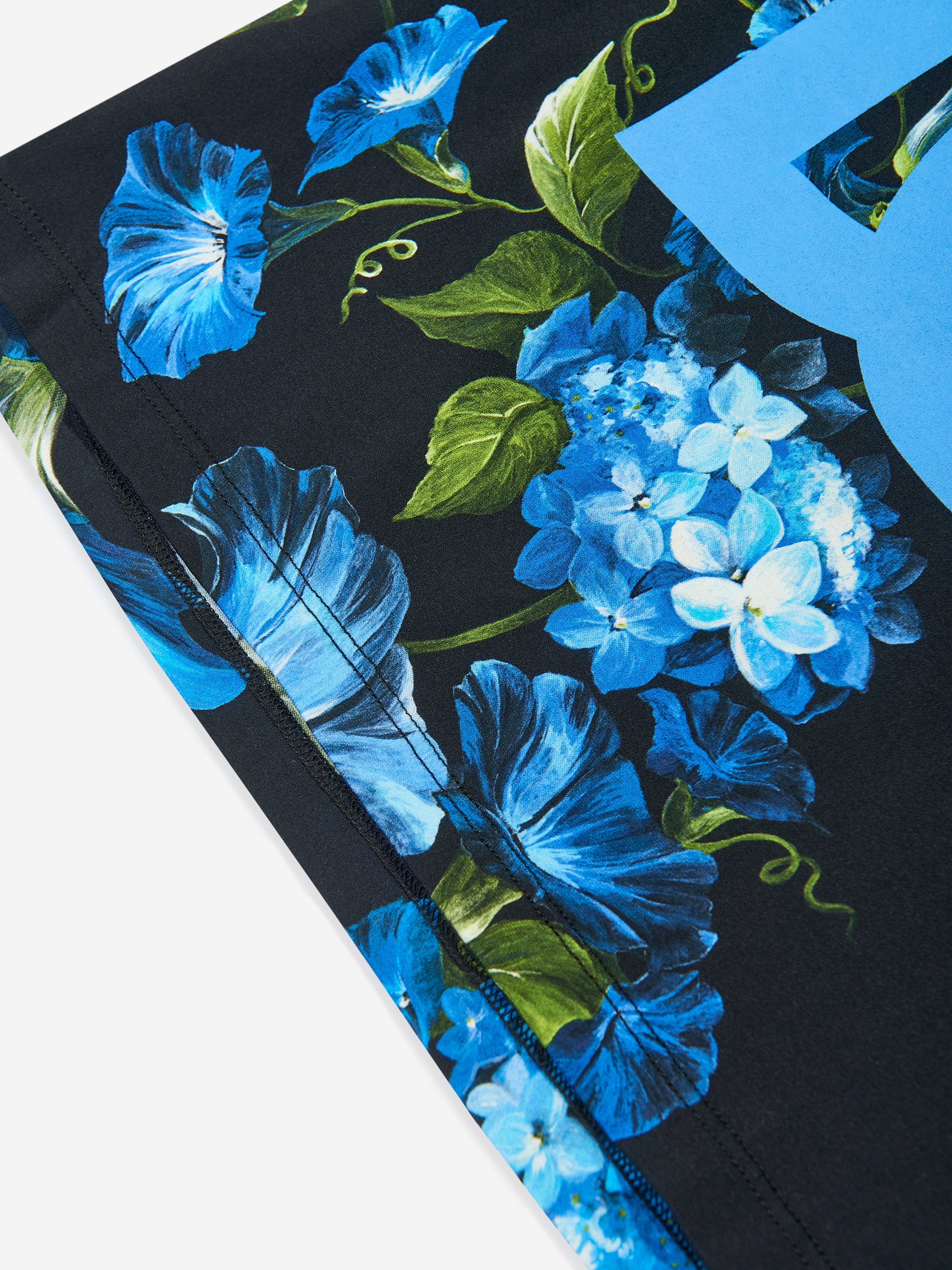 Dolce & Gabbana Girls Bell Flower Logo T-Shirt in Multicolour