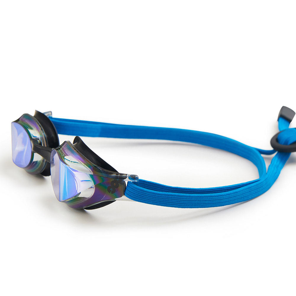 Adult Blue Rubber Ring Racing Goggles(DALI-BKBL)