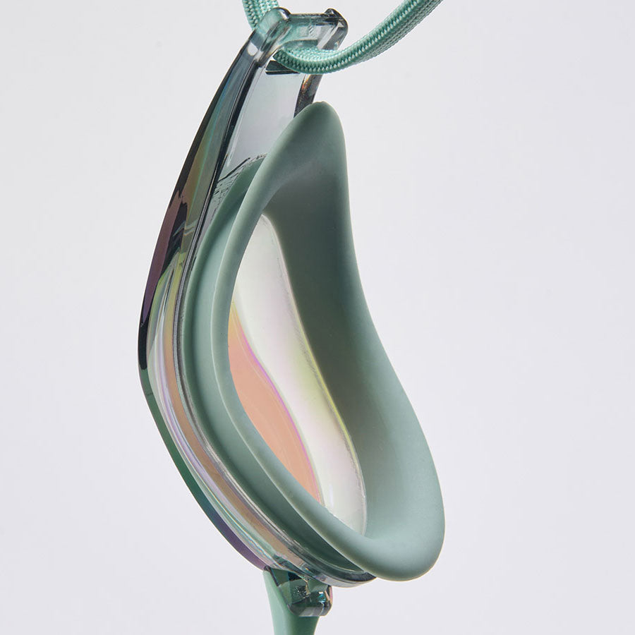 Adult Green Rubber Ring Racing Goggles(DALI_BKOV)