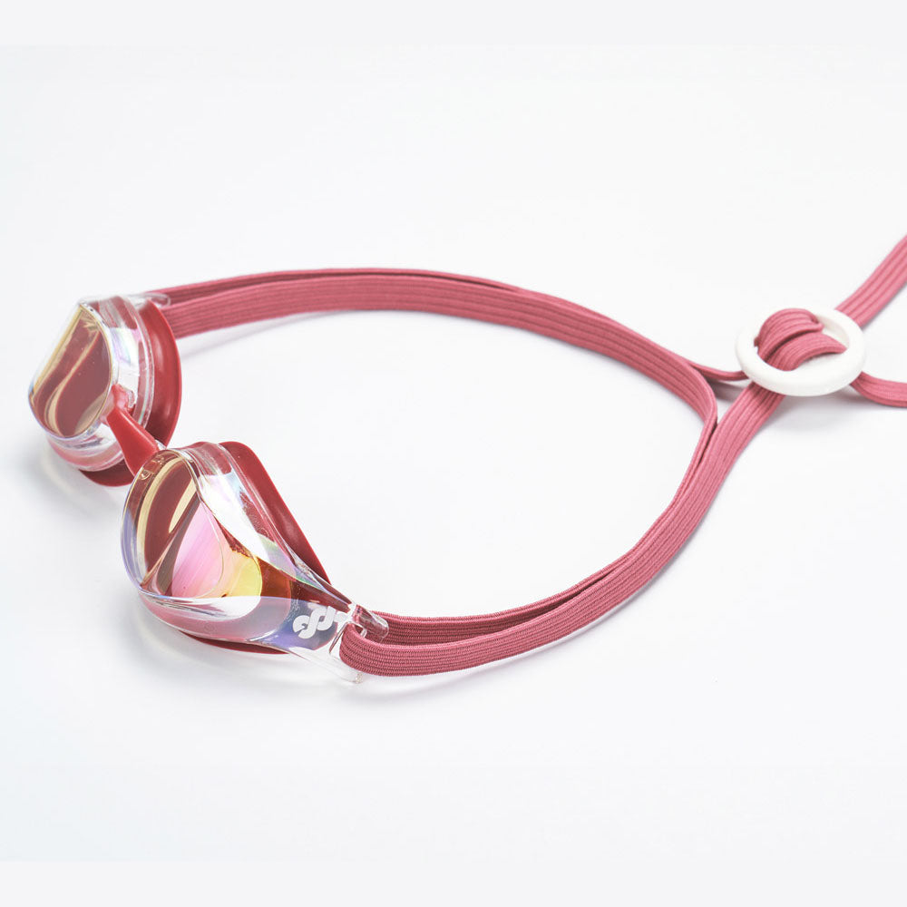 Adult Pink Rubber Ring Racing Goggles(DALI_WHDR)