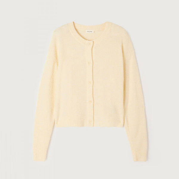 Girls White Wool Cardigan