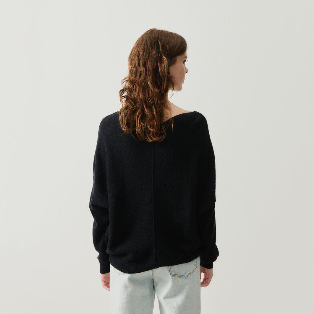 Women Black Knit Sweater