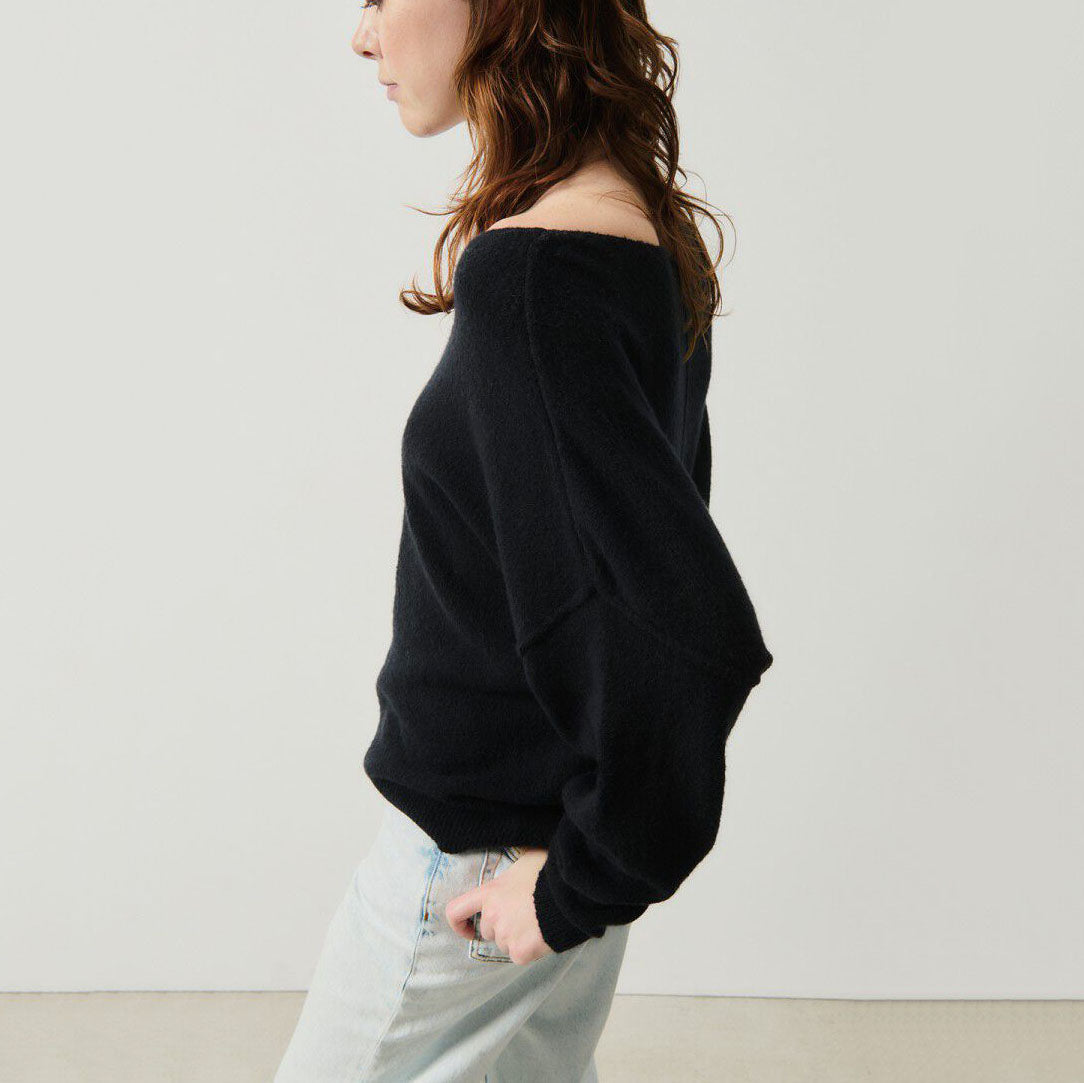 Women Black Knit Sweater