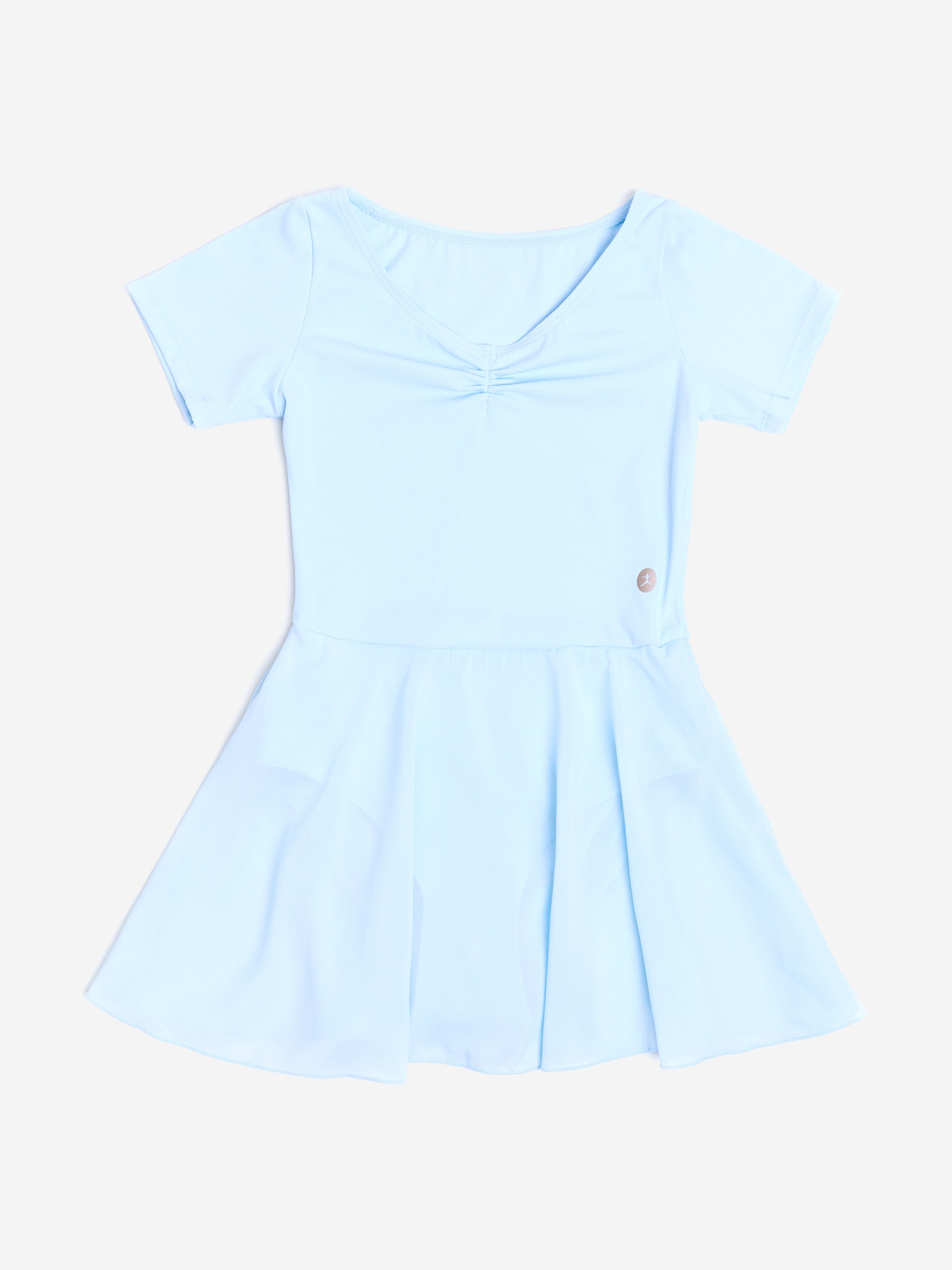 Danskin Girls Tendu Leotard With Skirt in Blue