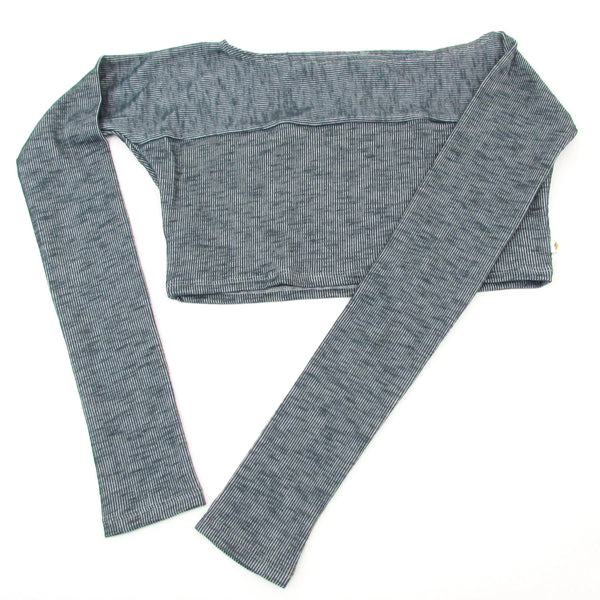 Girls Grey Ballet Top