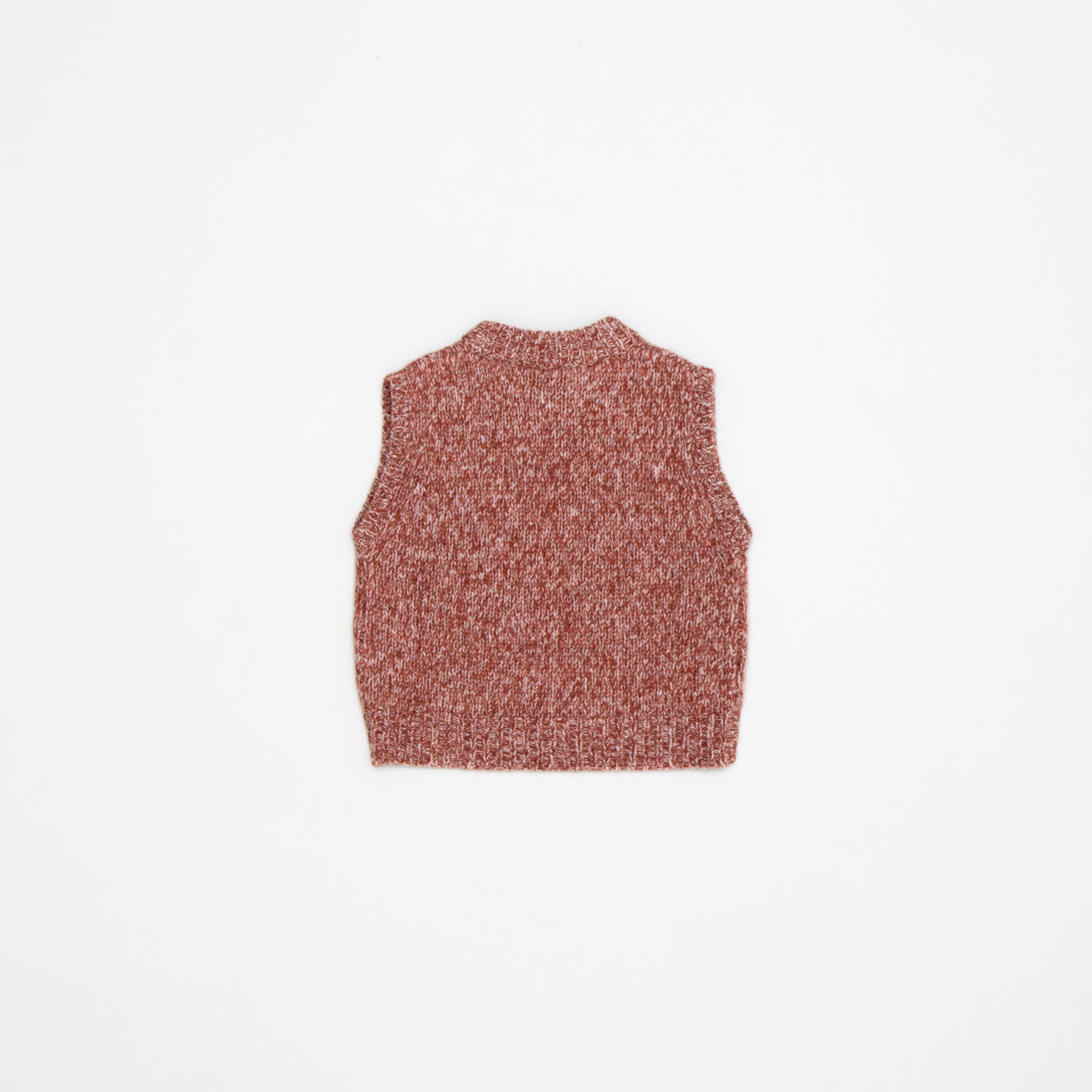 Boys & Girls Brick Red Wool Vest