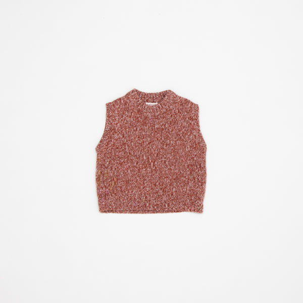 Boys & Girls Brick Red Wool Vest