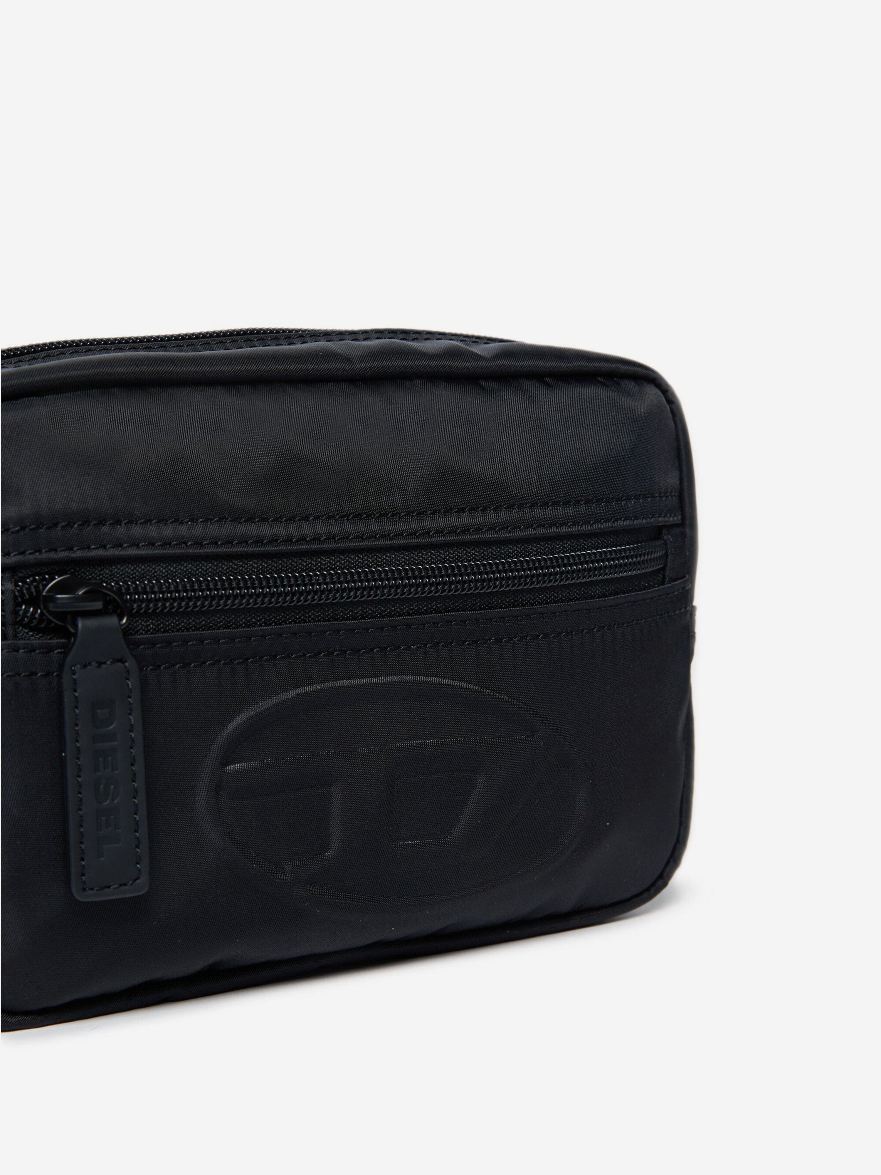 Diesel Kids Oval D Logo Belt Bag in Black (35cm)