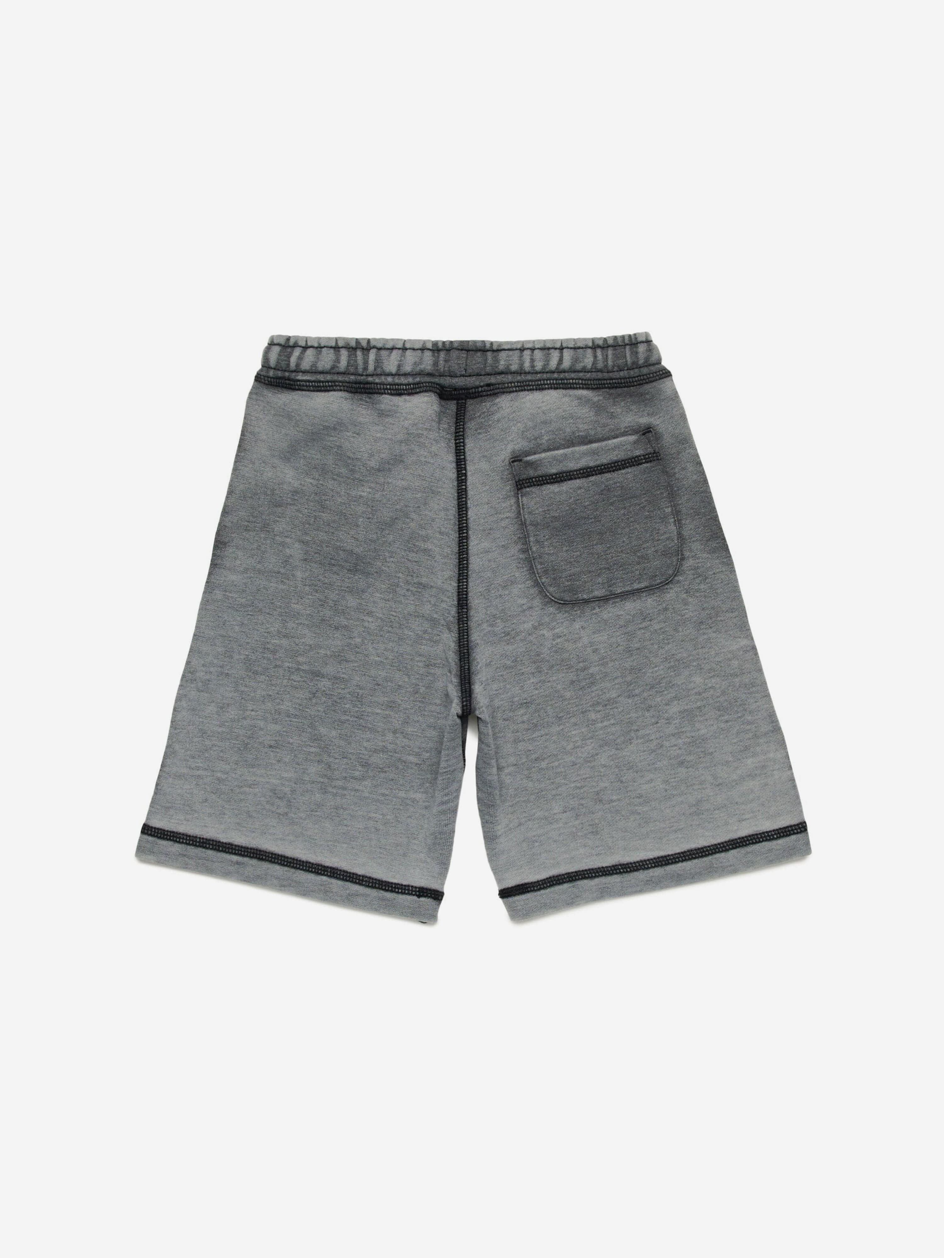 Diesel Boys Logo Shorts in Grey