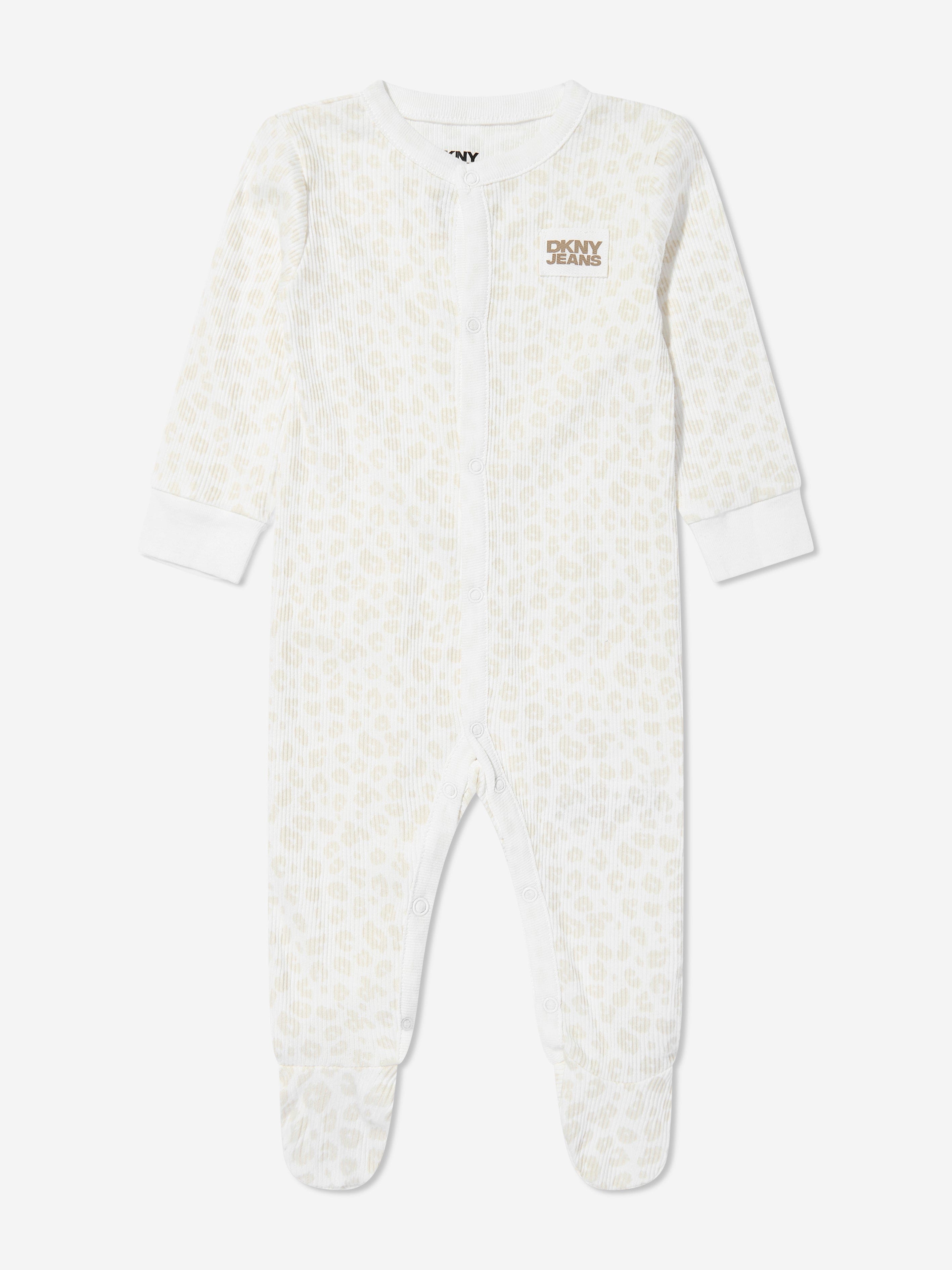 DKNY Baby 3 Piece Babygrow Set in Beige