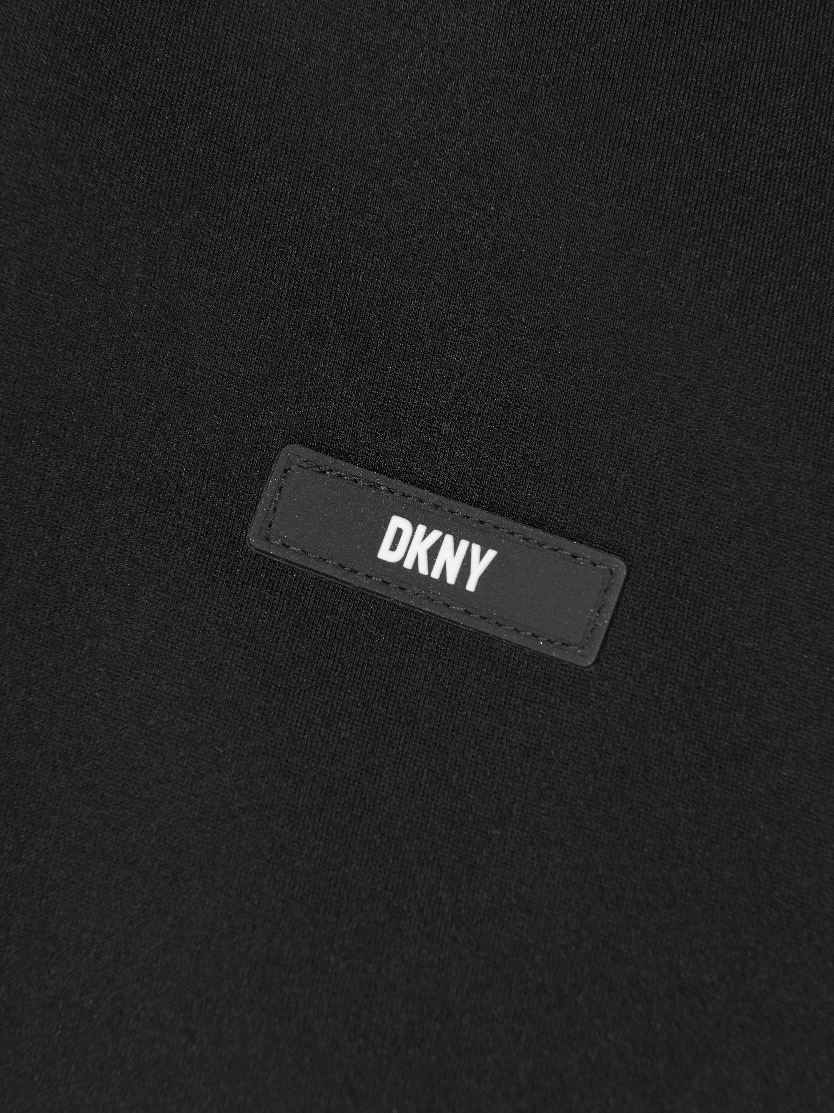 DKNY Girls Milano Dress in Black