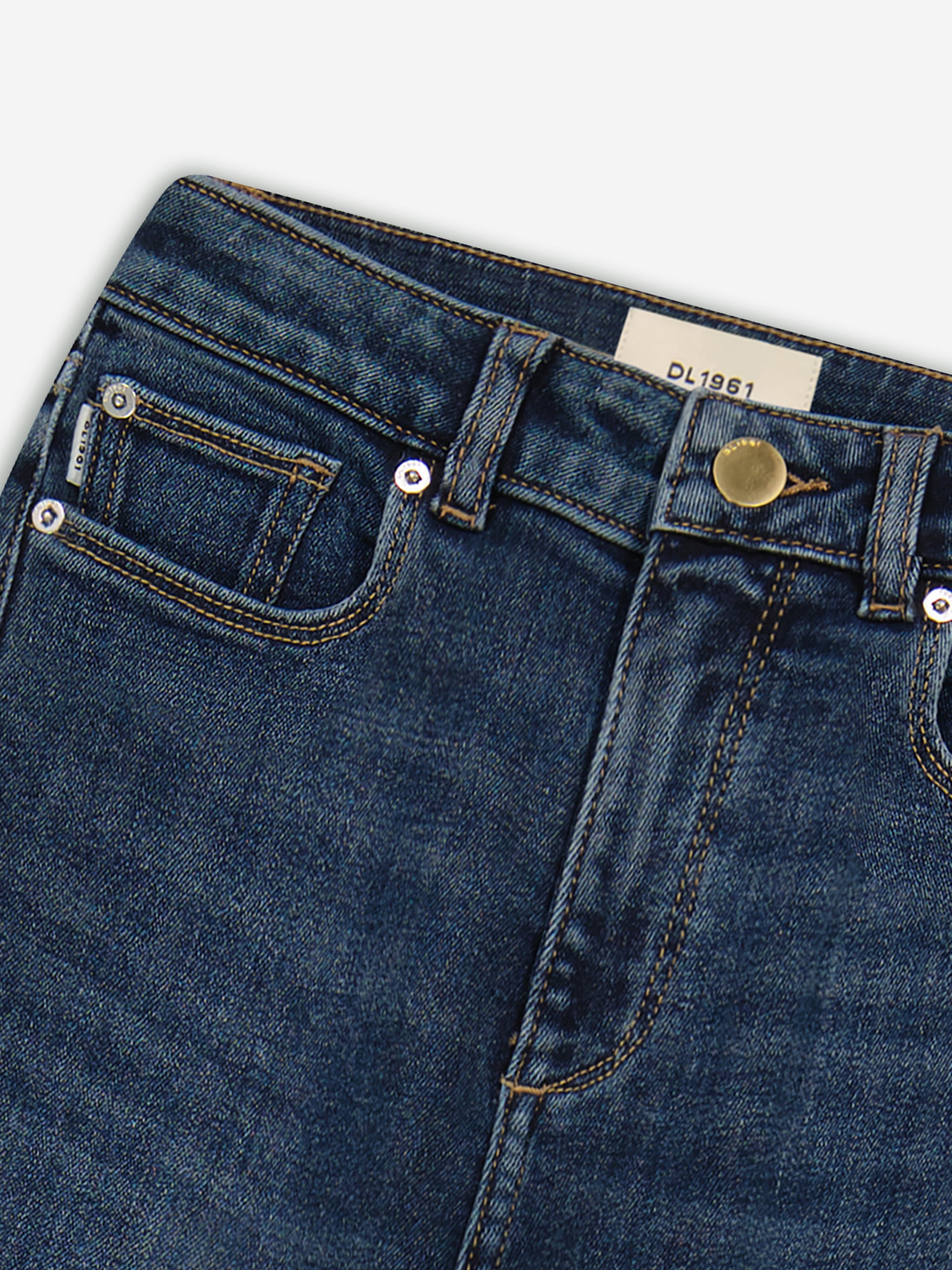 Girls Claire Bootcut Jeans in Blue