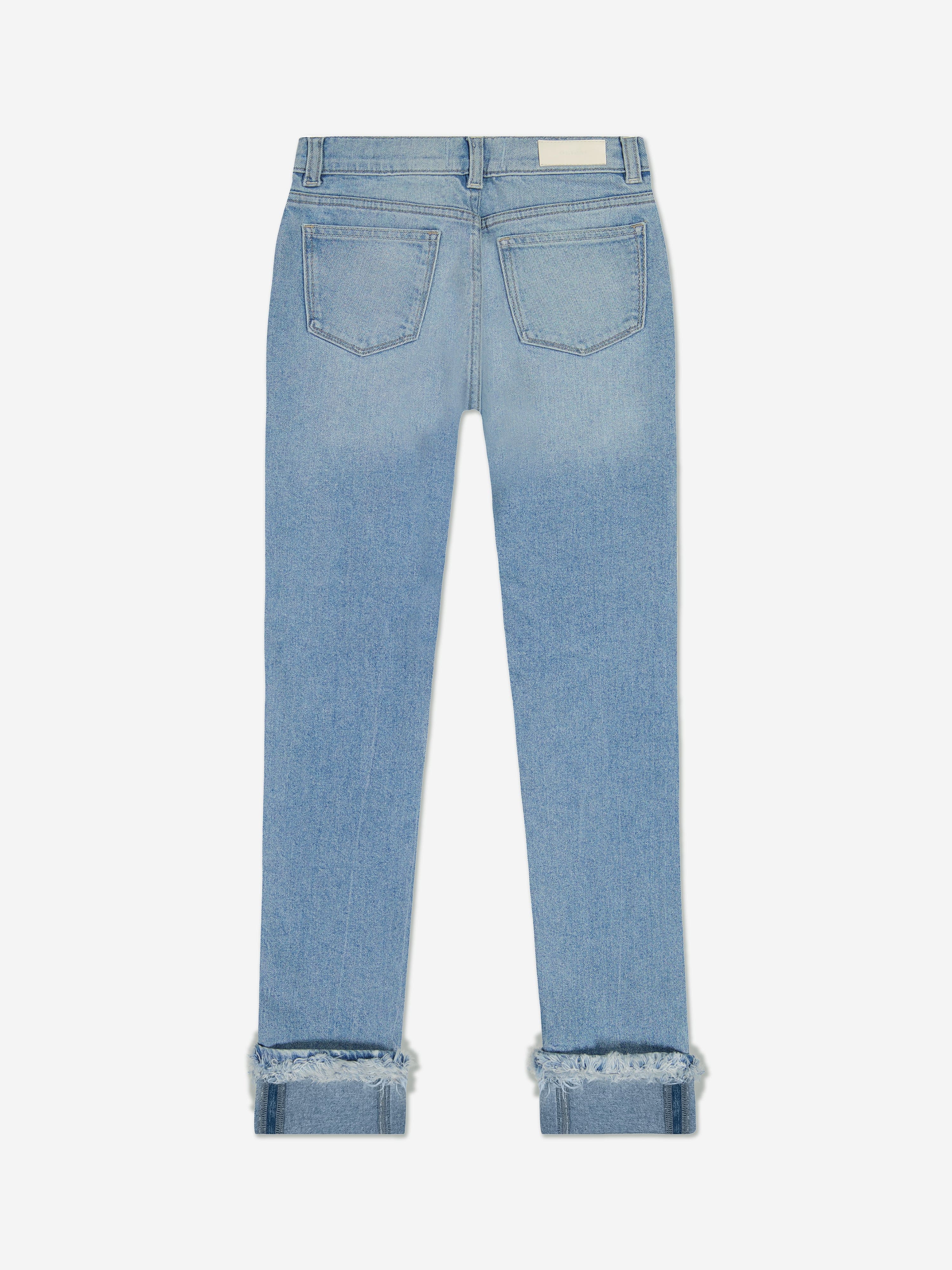Girls Emie Straight High Rise Jeans in Blue