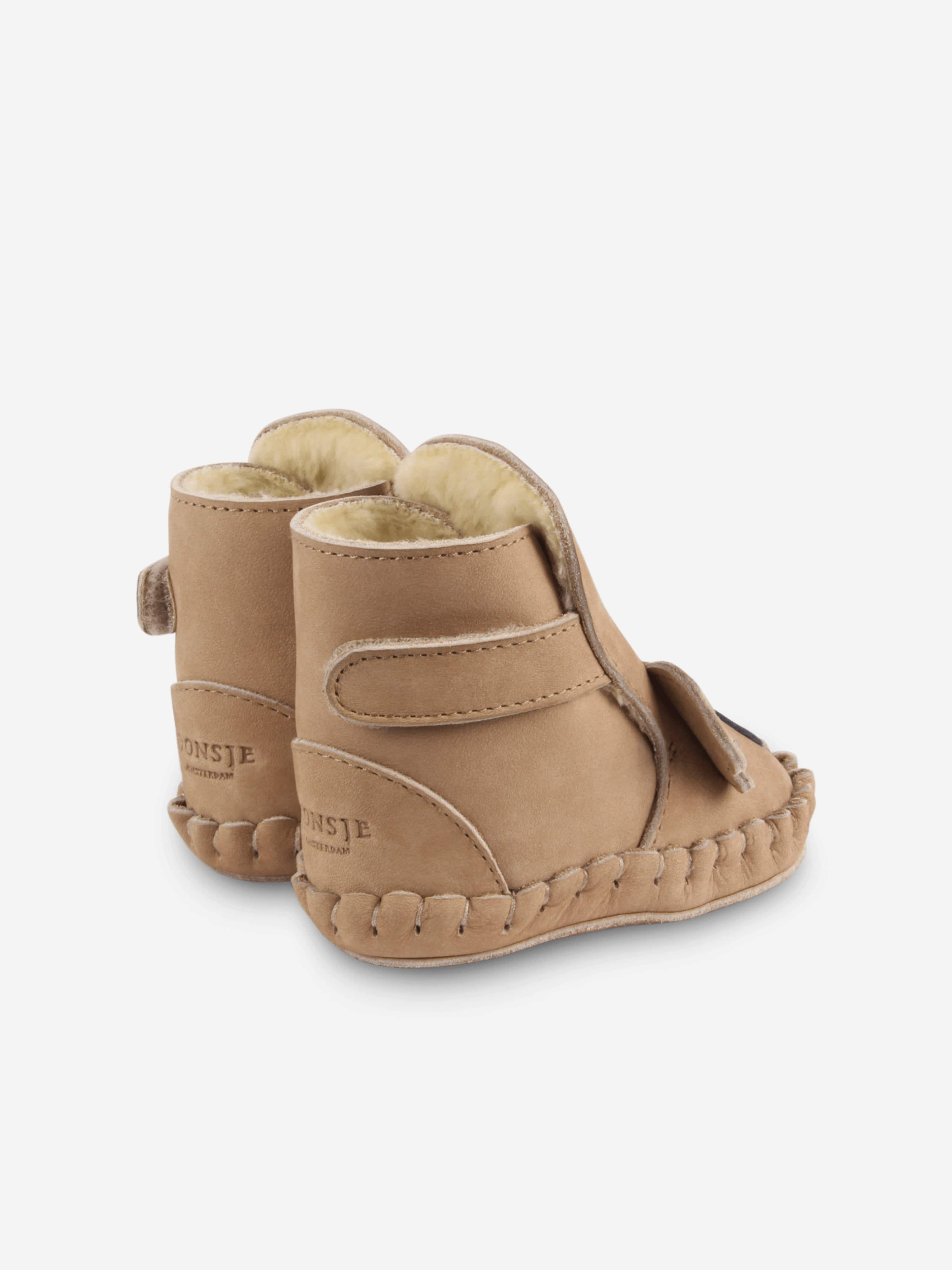 Baby Kapi Classic Koala Booties in Brown