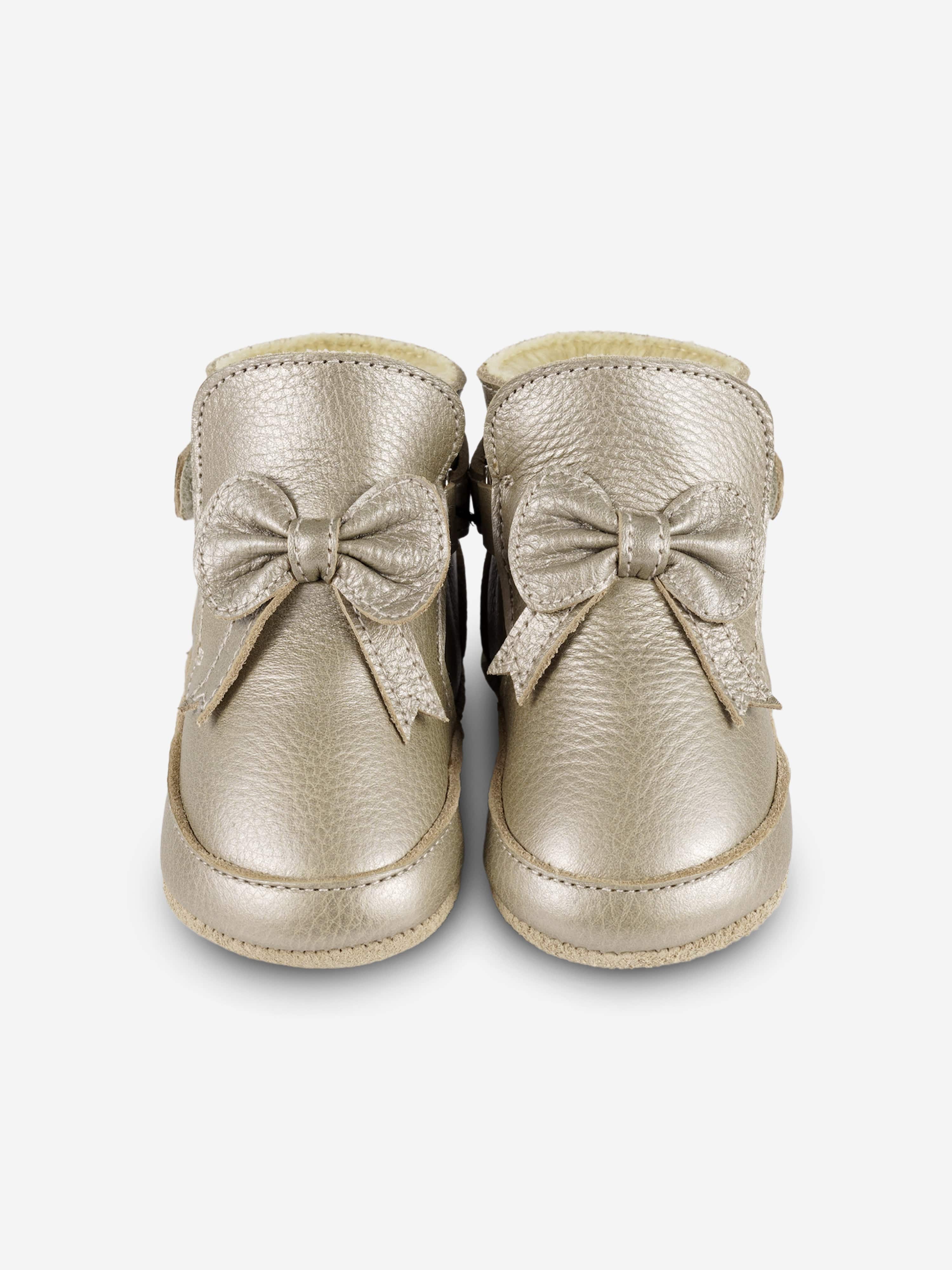 Baby Girls Cubow Booties in Gold