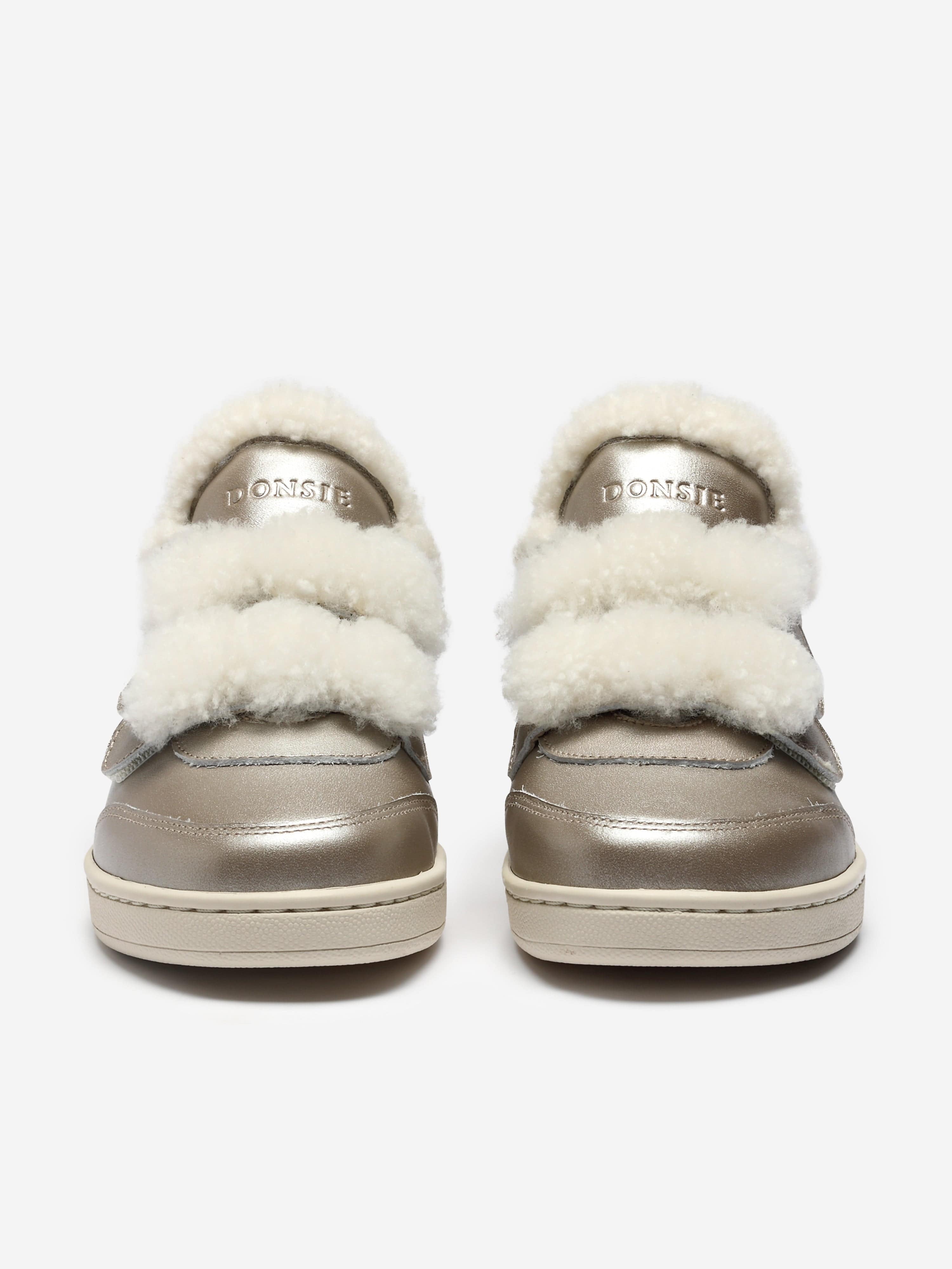 Girls Hanzell Trainers in Silver