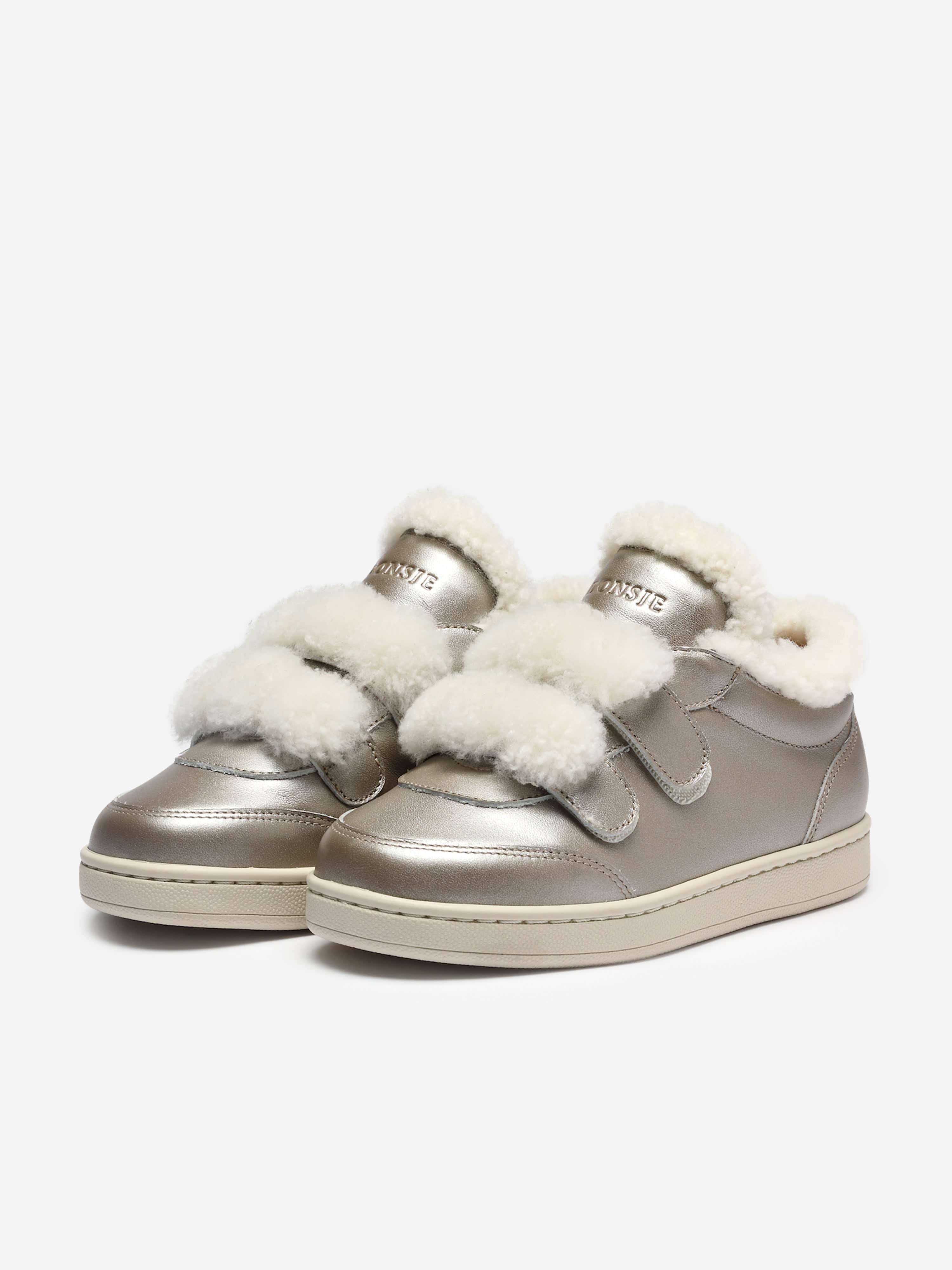 Girls Hanzell Trainers in Silver
