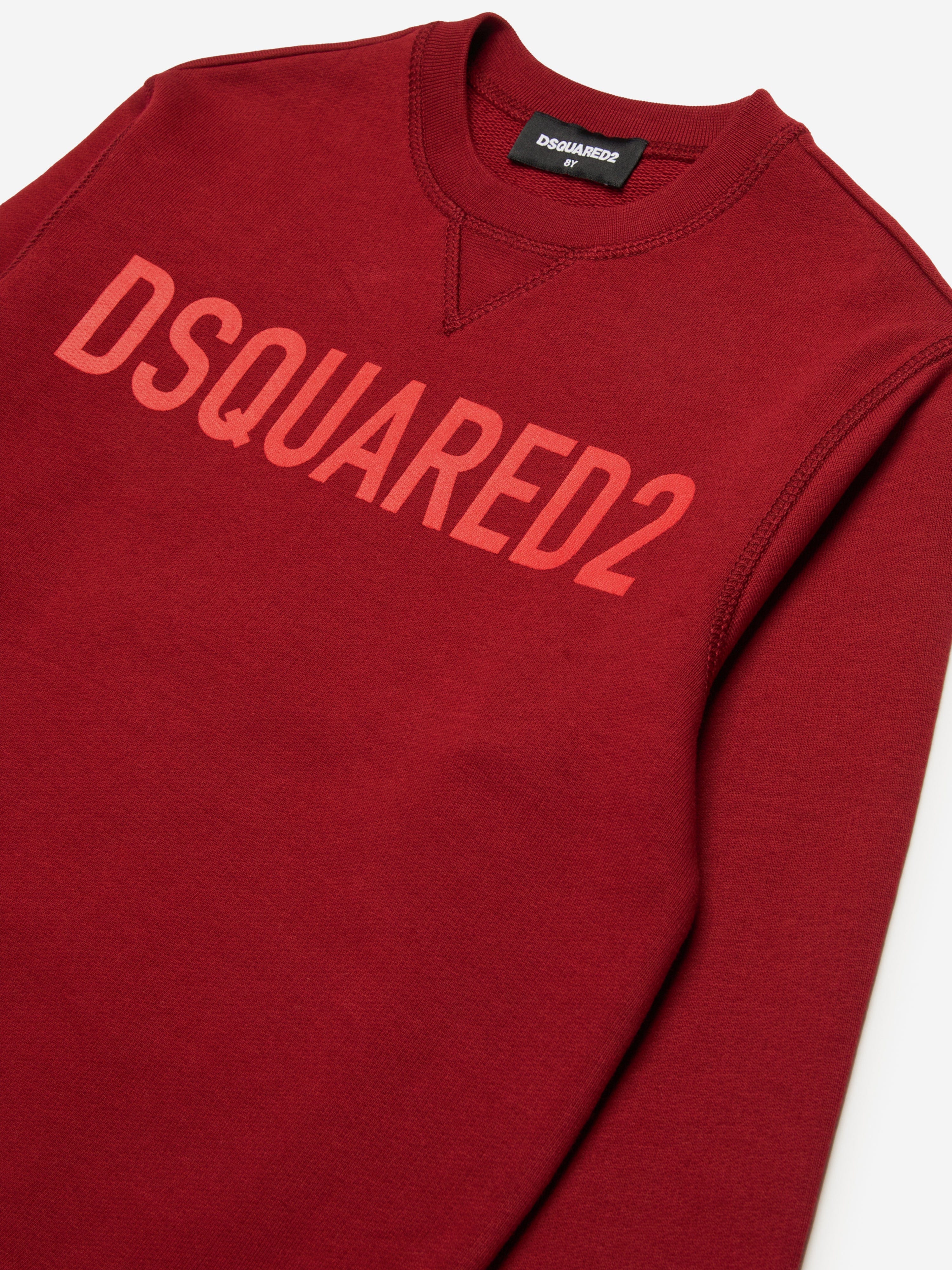 Kids Logo Sweatshirt in Red