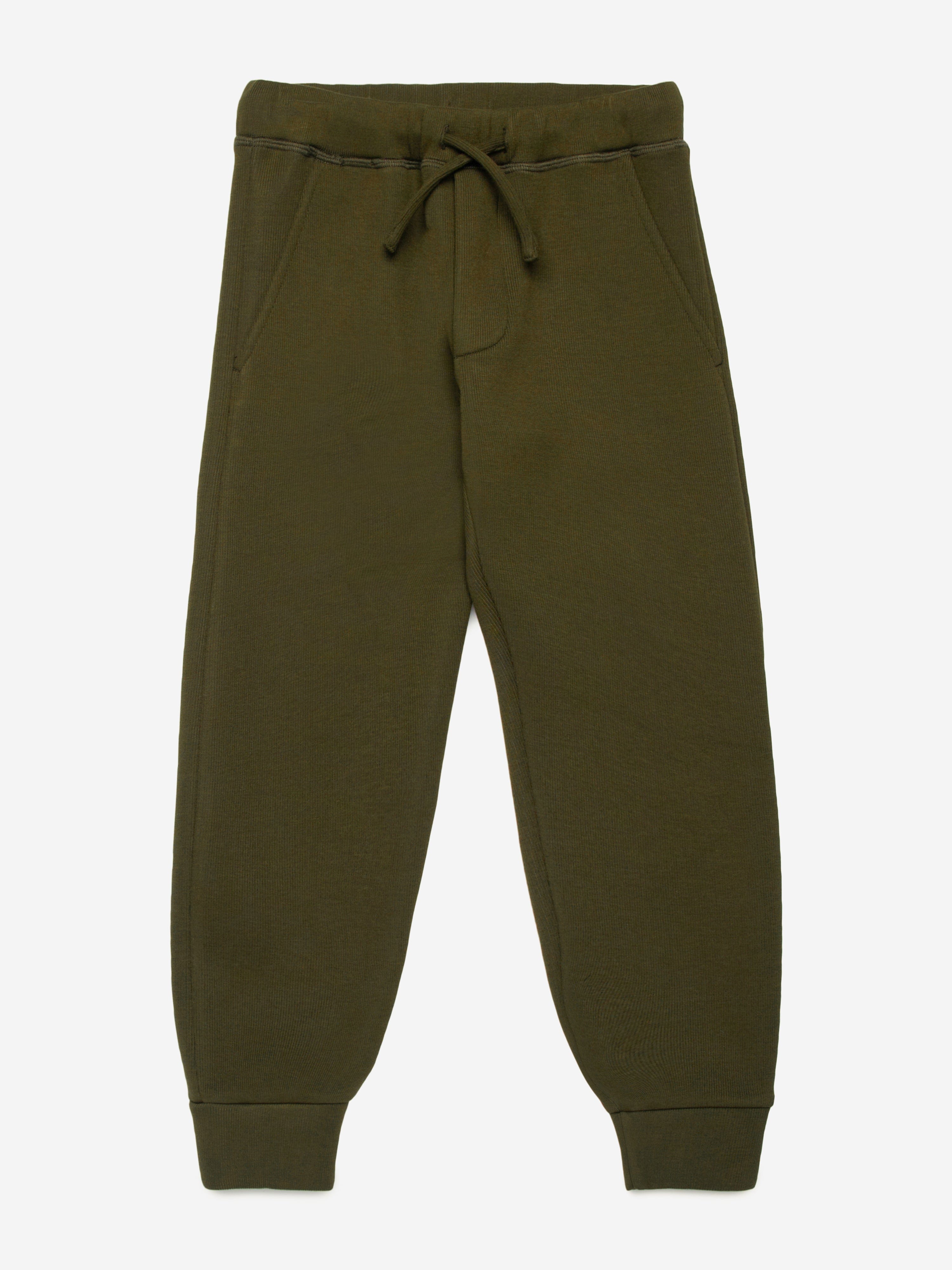 Kids Branded Joggers in Green
