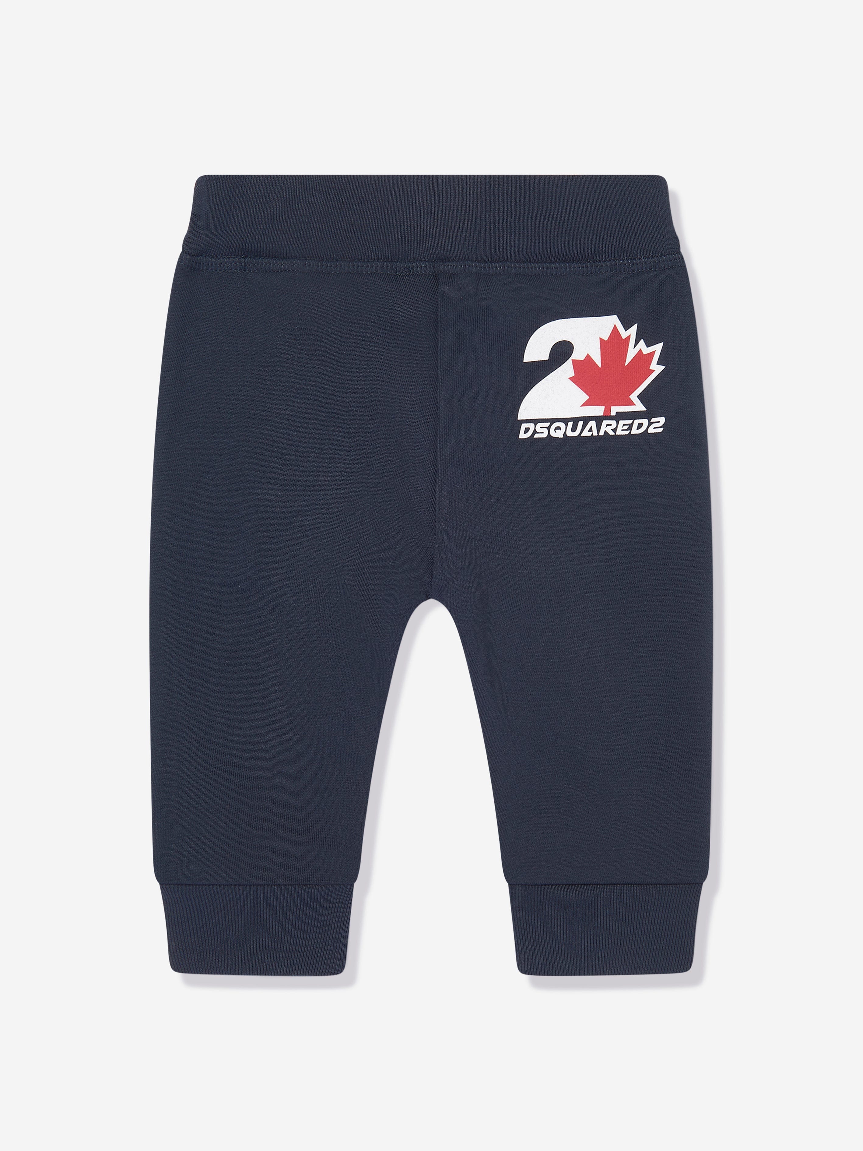 Baby Maple Leaf Logo Joggers in Navy