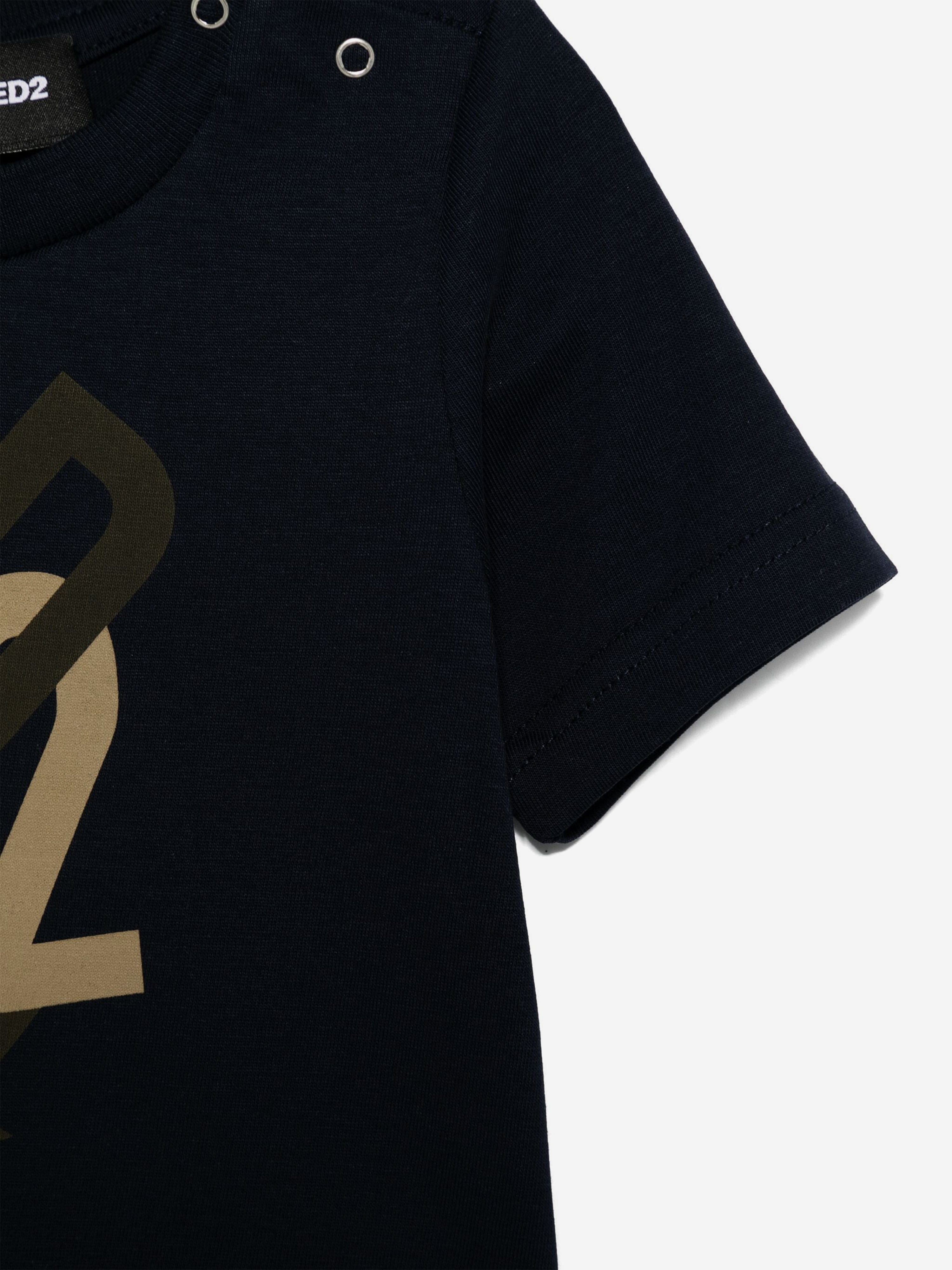 Baby Maple Leaf Logo T-Shirt in Navy