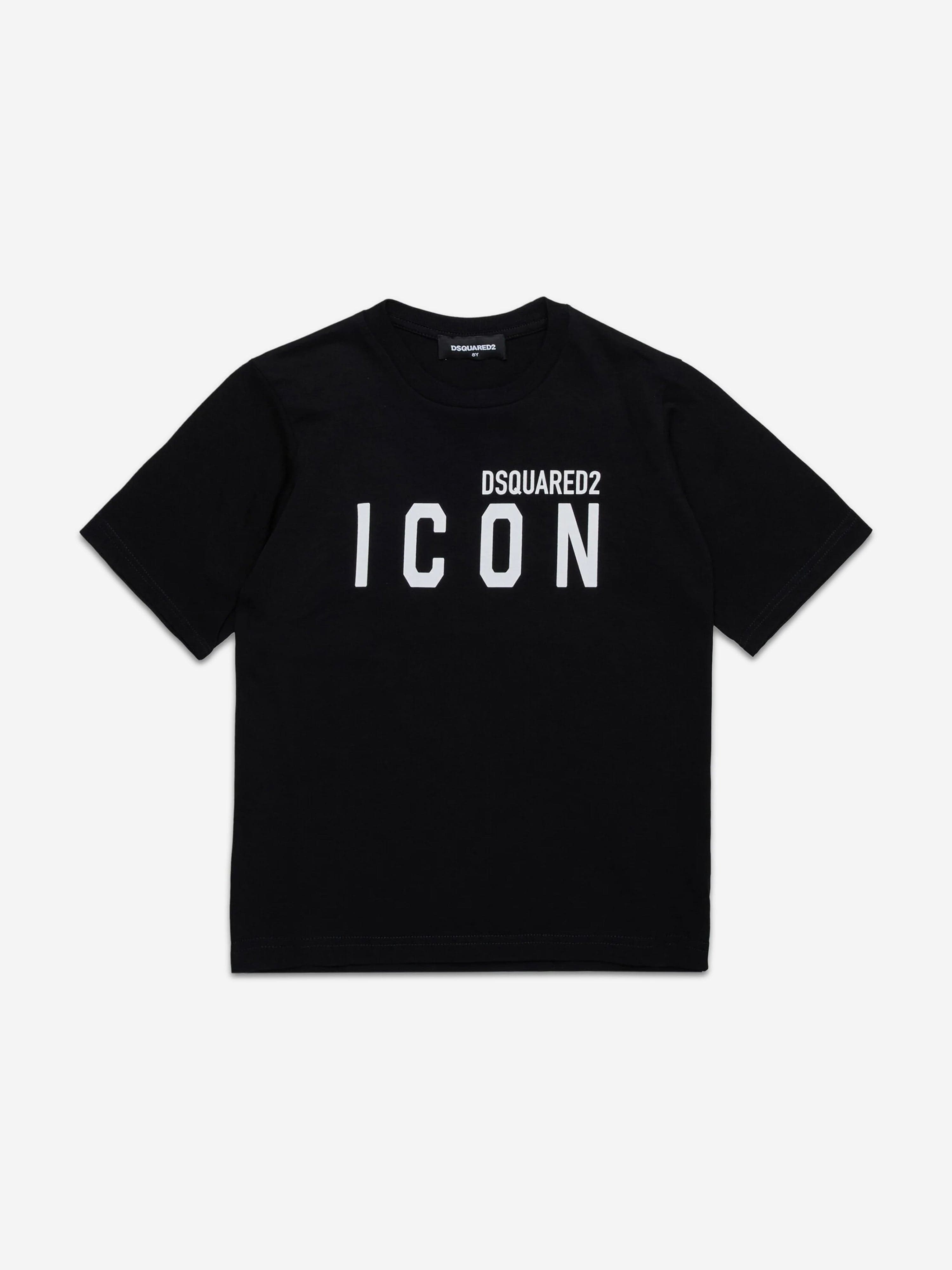 Kids Icon Logo T-Shirt in Black