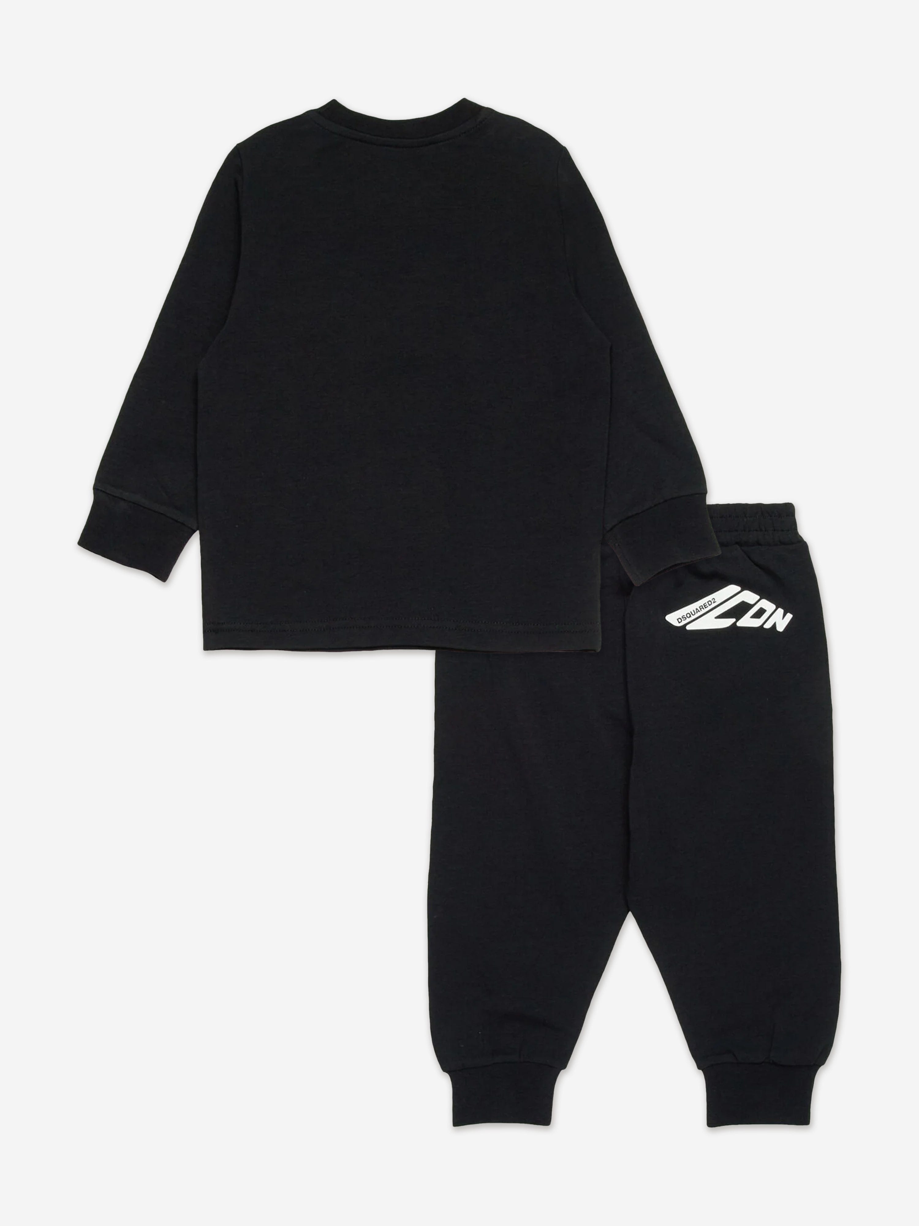 Baby Icon Logo Tracksuit in Black