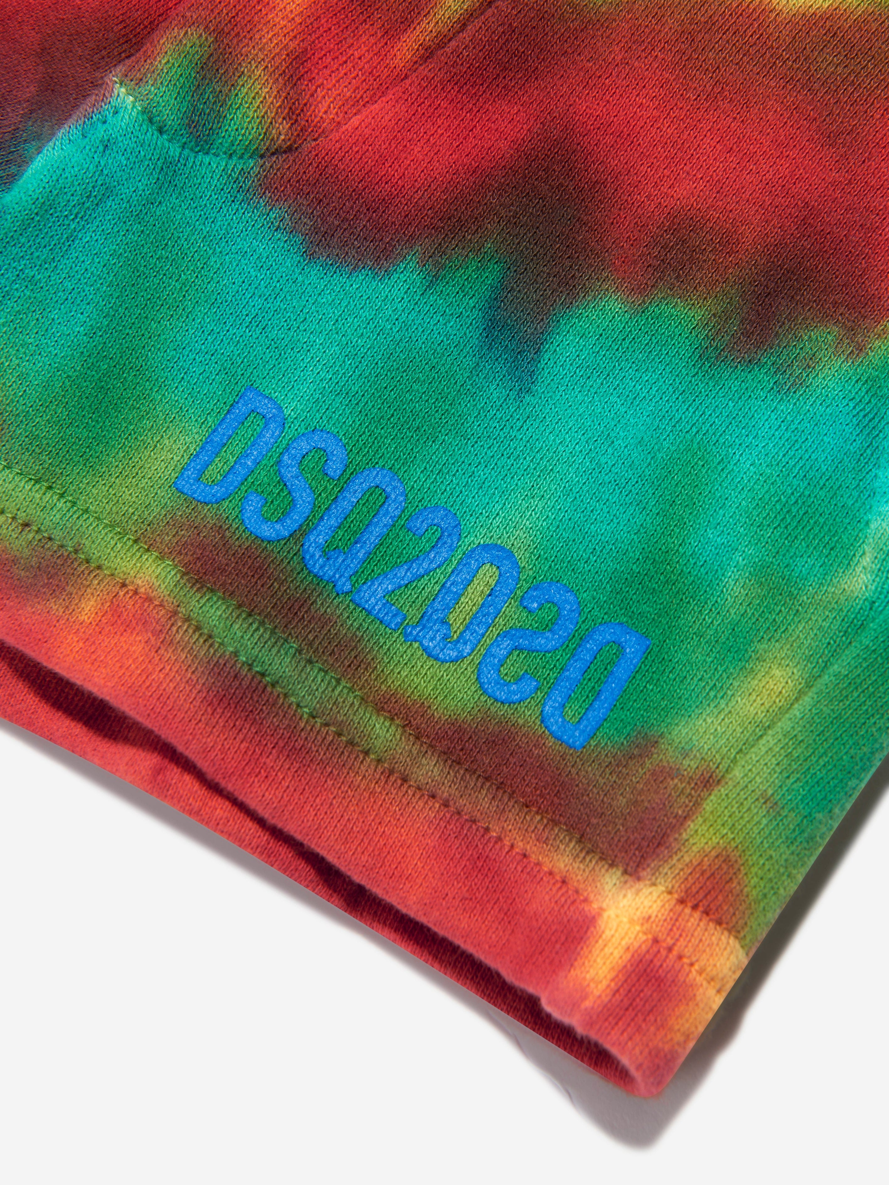 Dsquared2 Baby Tie Dye Shorts In Multicolour