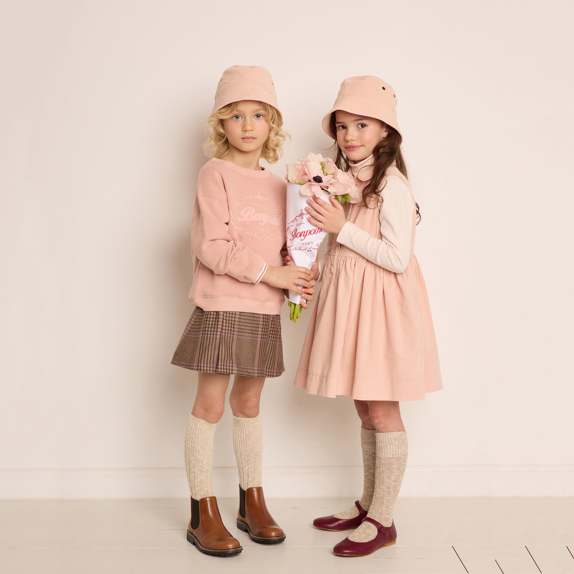 Girls Pink Cotton Dress