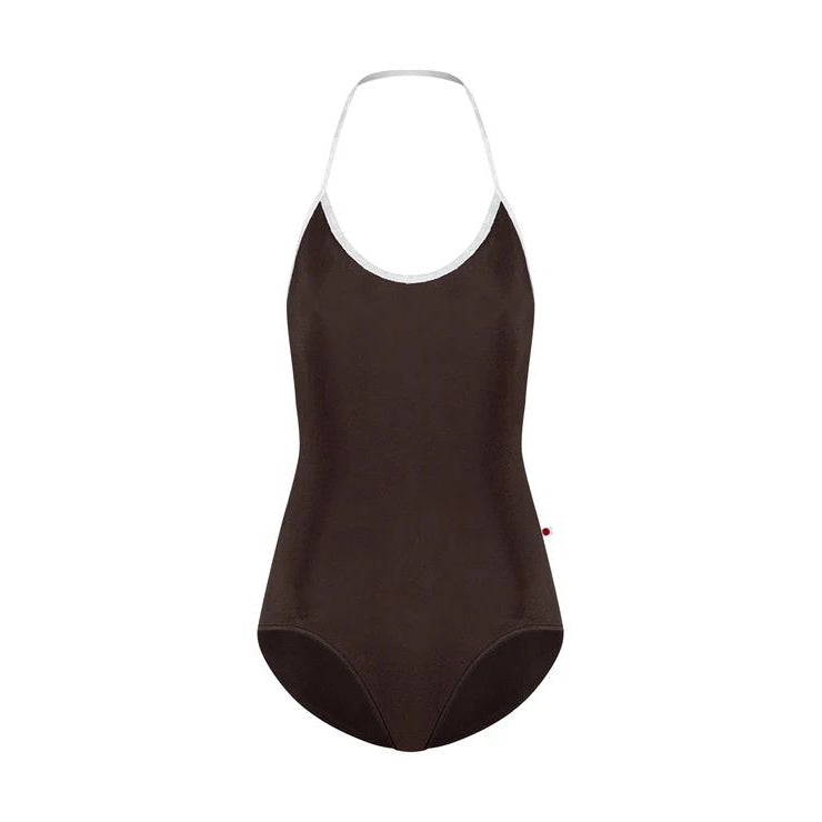 Women Dark Brown"Kate/N-Espresso/CV-Silver"Ballet Onesies