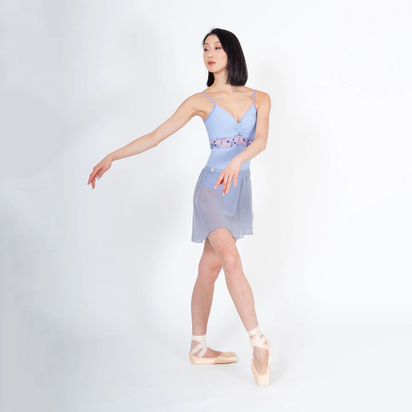 Women Blue Ballet Skirt(CA25007-5/G43)