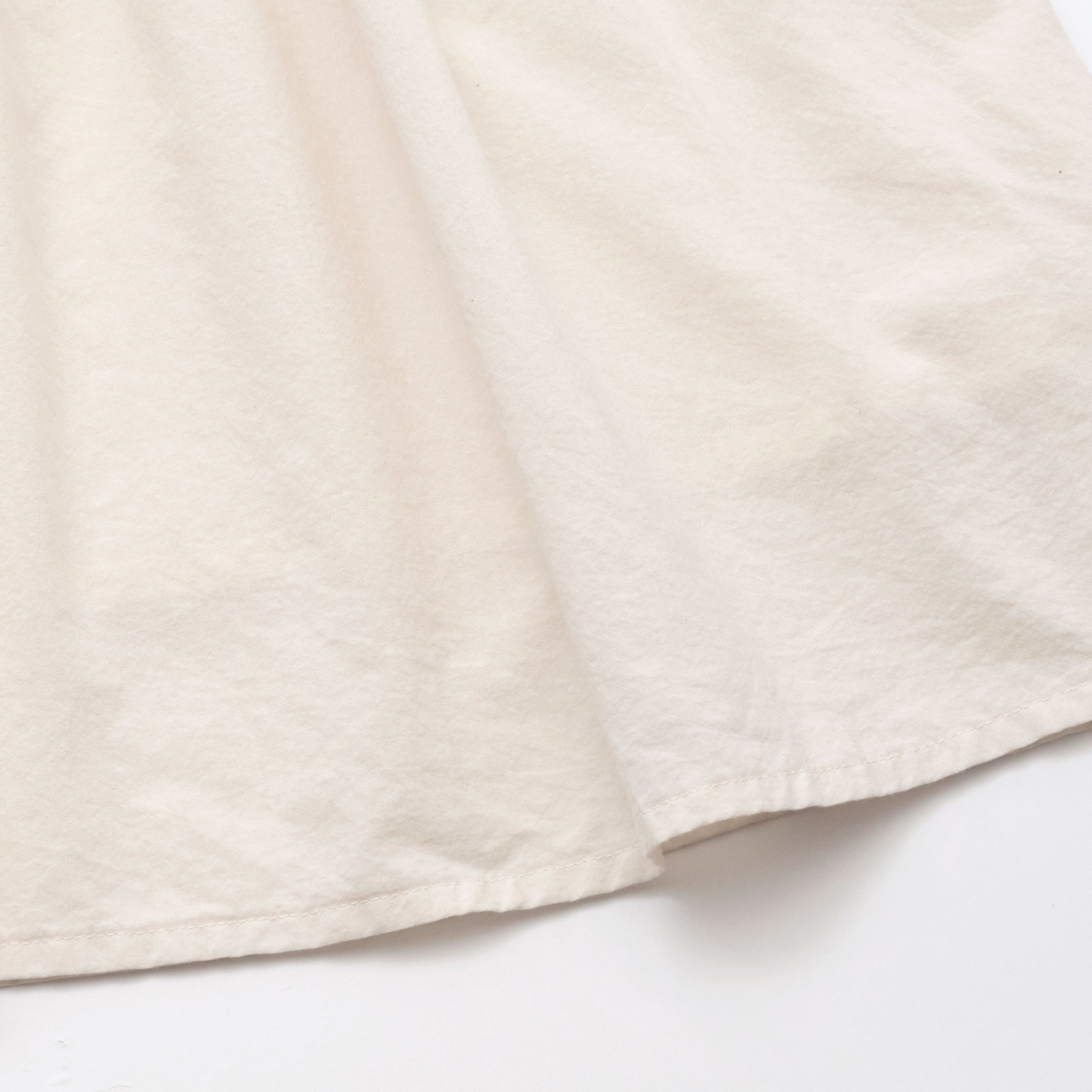 Girls Beige Lace Cotton Dress