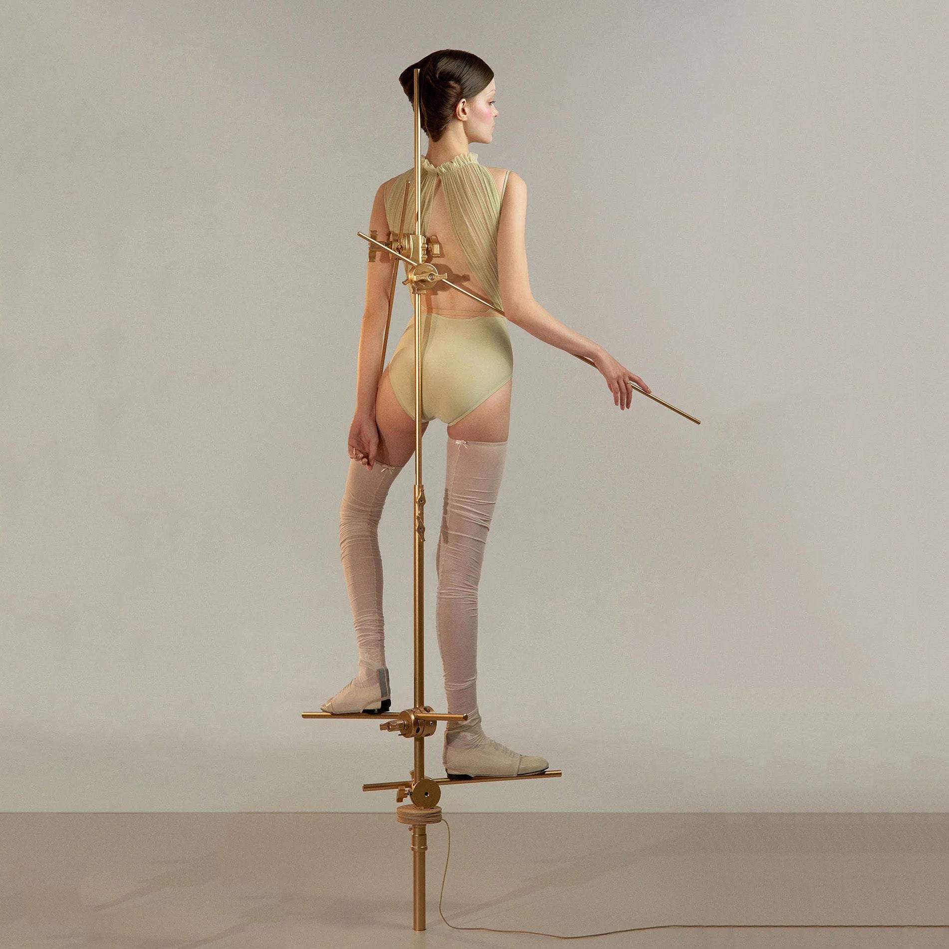 Women Green Tea"RUCHED DOLL"Ballet Onesies(251LE70VD/green tea)