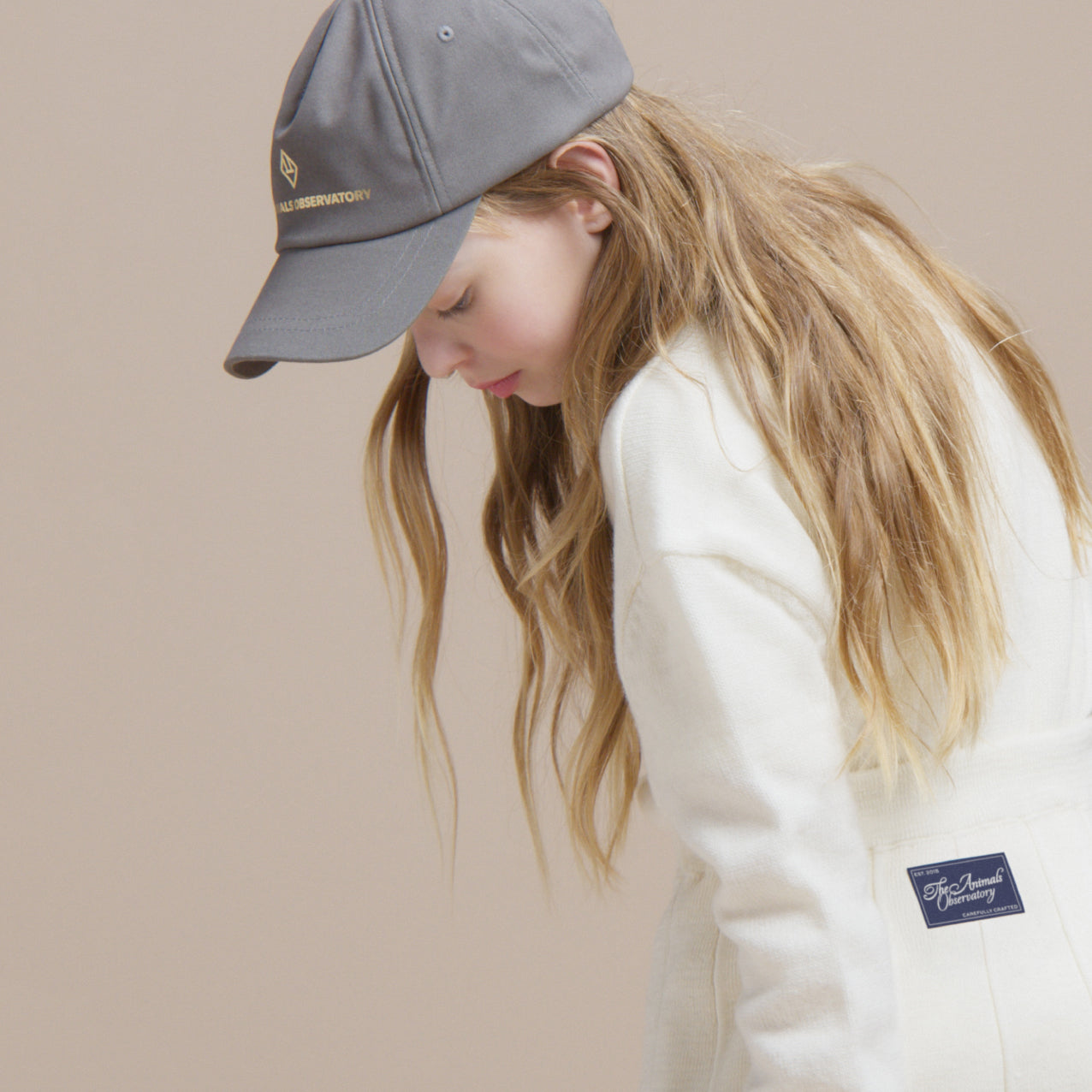 Boys & Girls Dark Grey Logo Cotton Cap