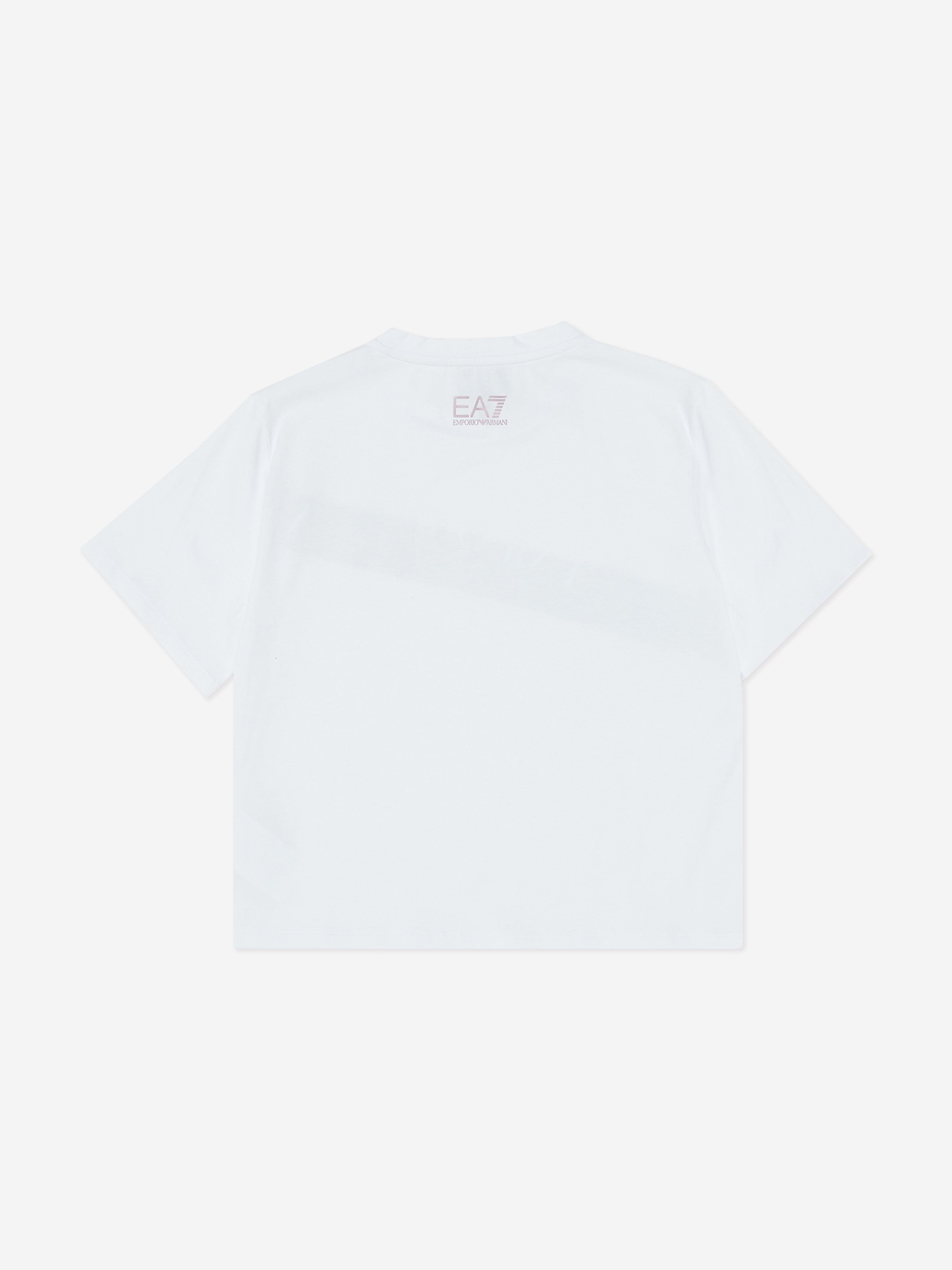 EA7 Emporio Armani Girls Logo T-Shirt in White