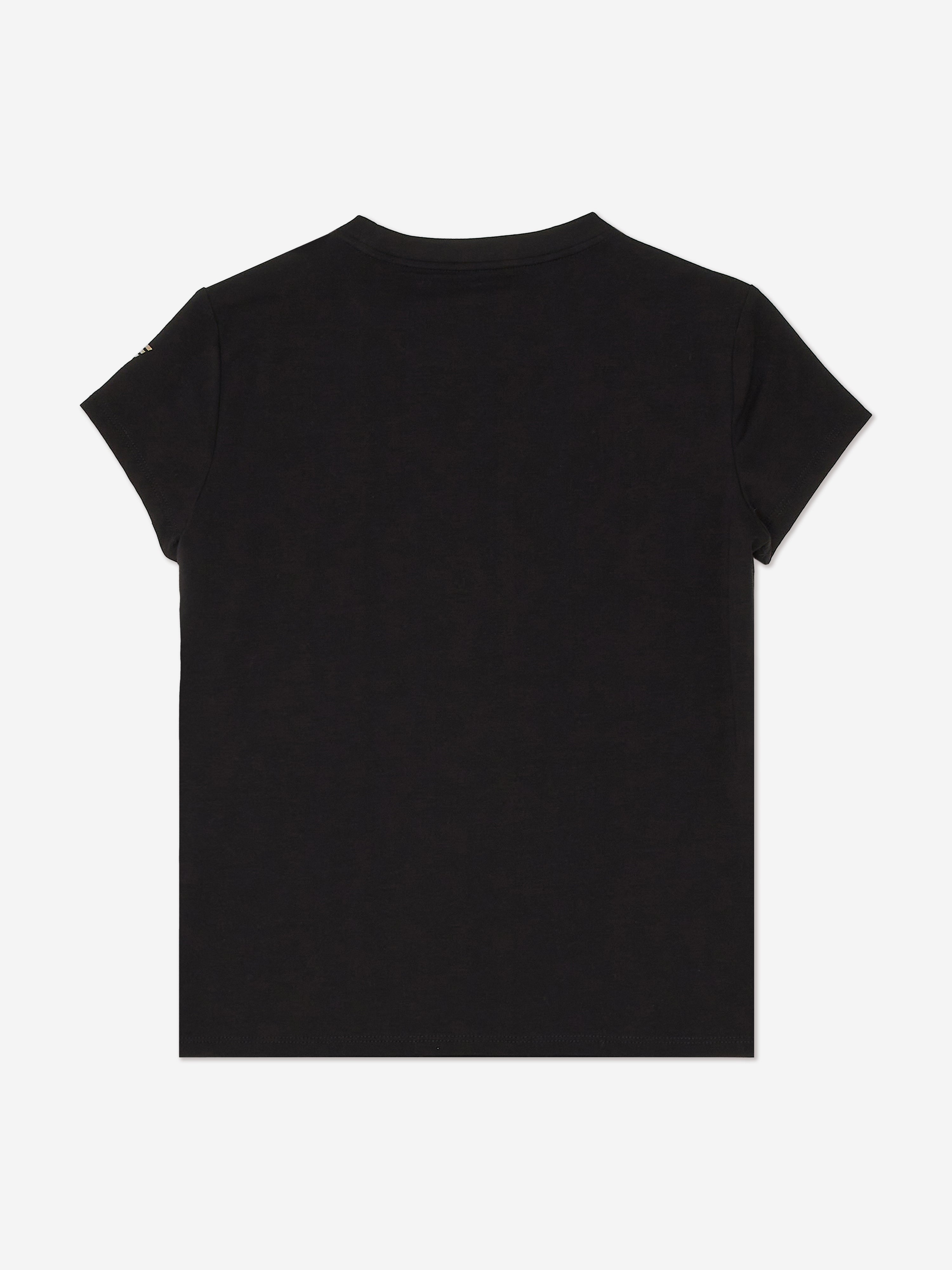 EA7 Emporio Armani Girls Logo T-Shirt in Black