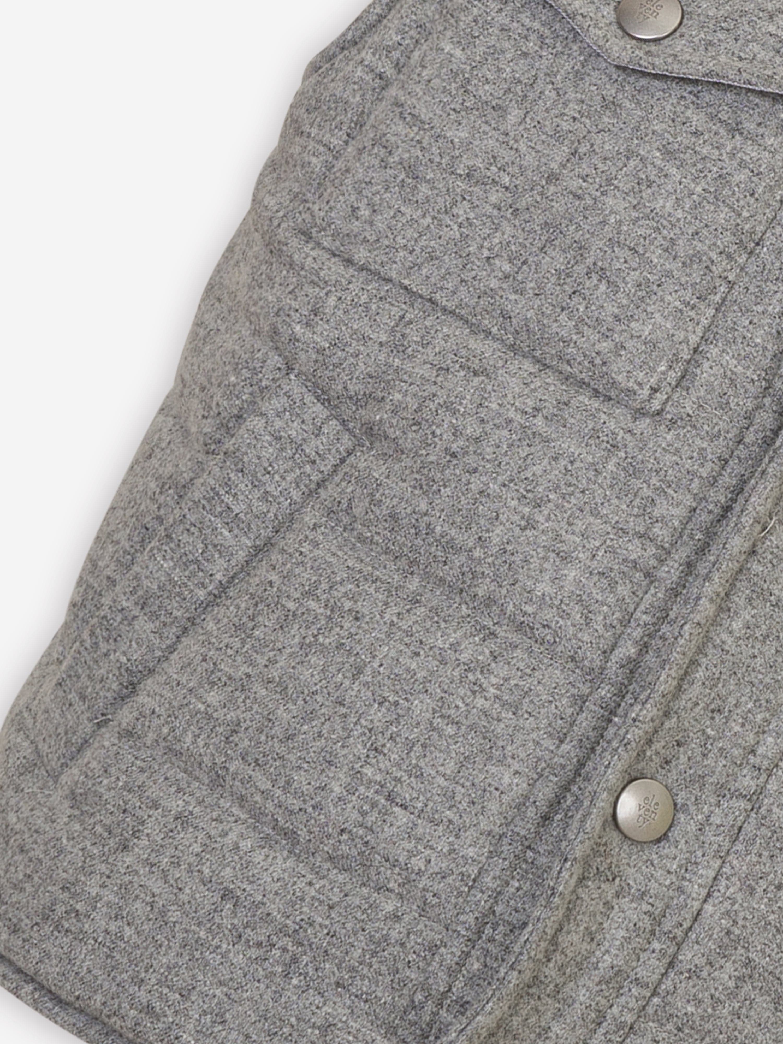 Eleventy Boys Hooded Gilet in Grey